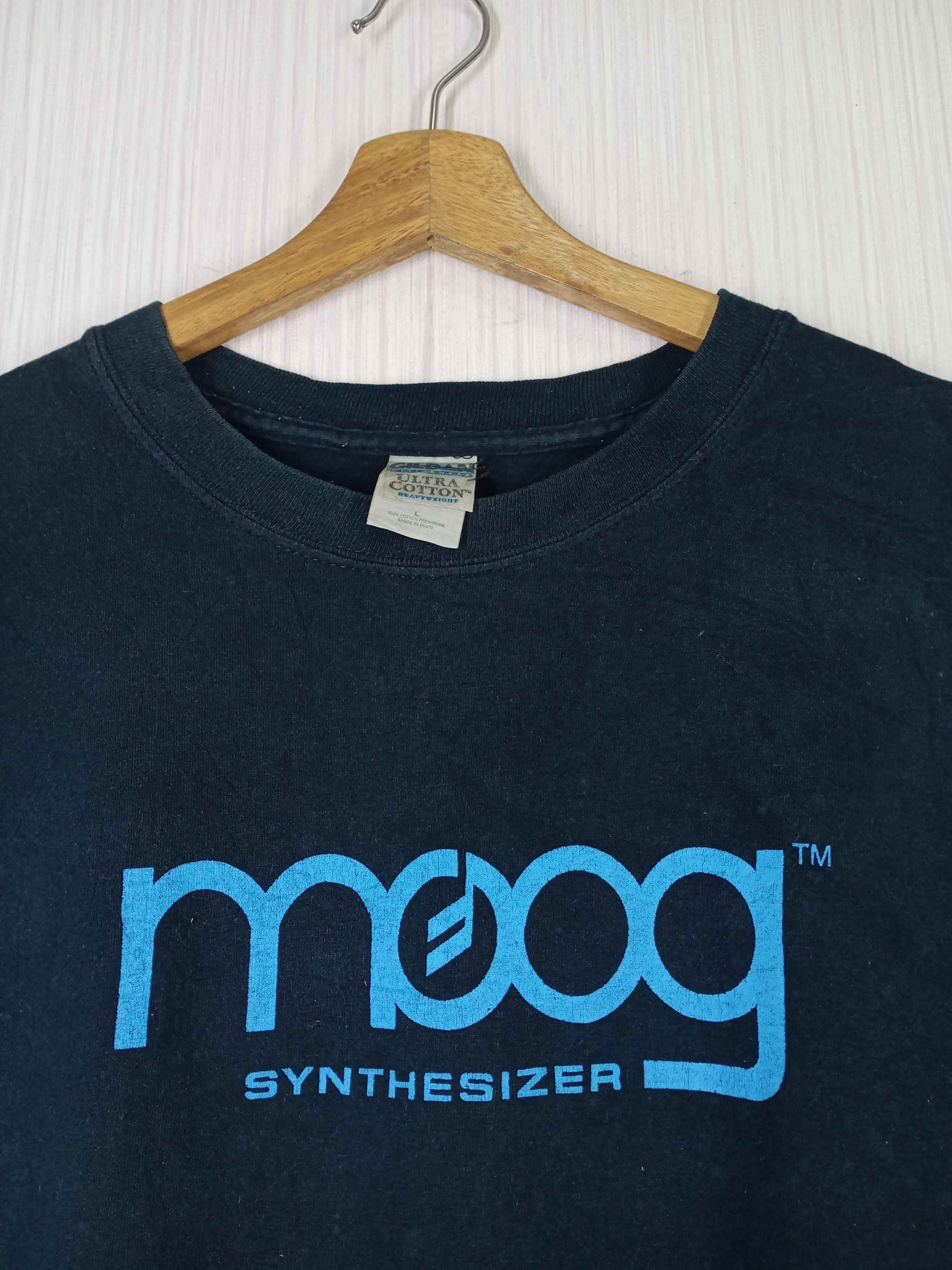 Band Tees Rare Vintage 90s Moog synthesizer Tshirt Size US L / EU 52-54 / 3 - 3 Thumbnail