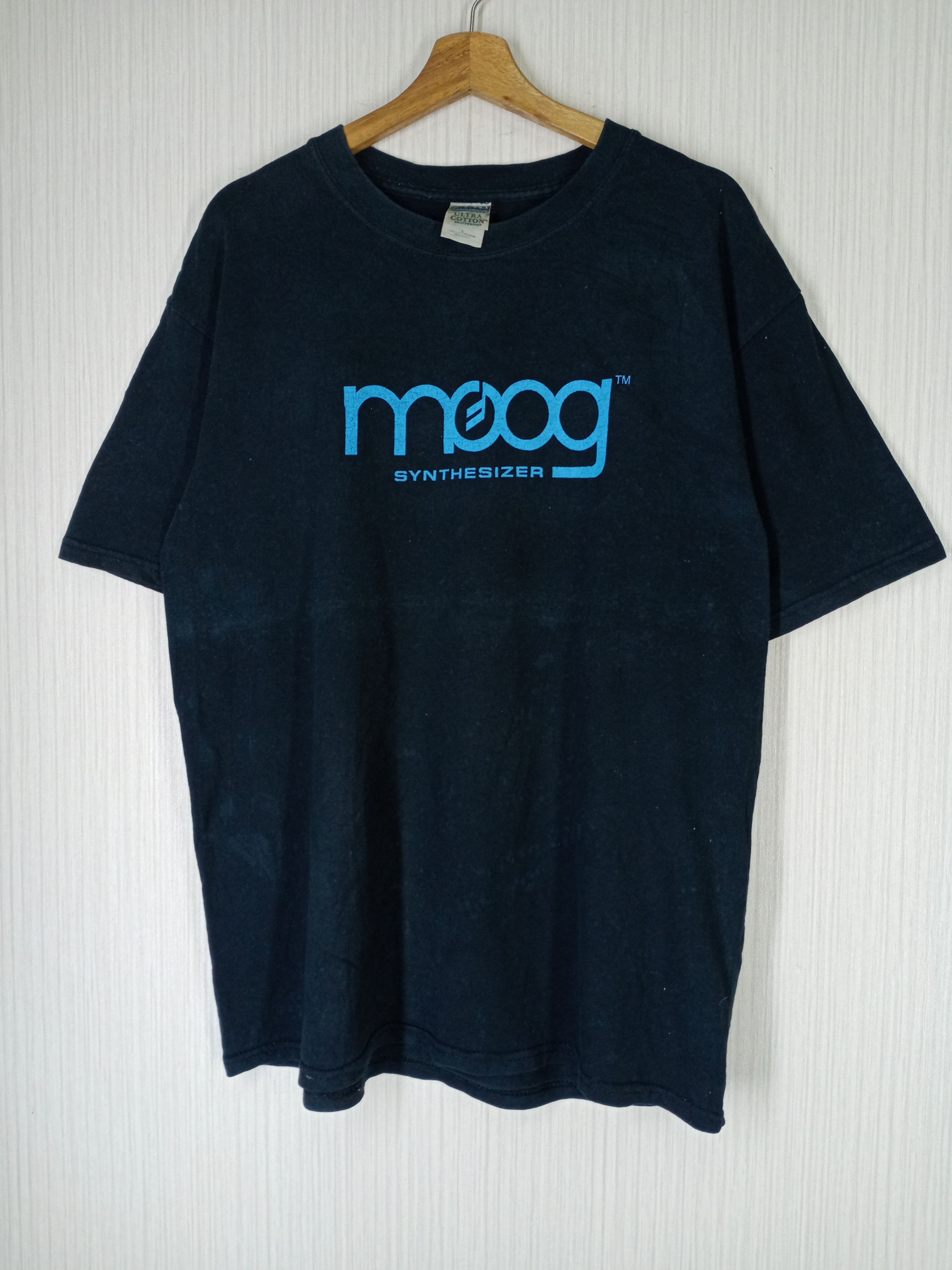 Band Tees Rare Vintage 90s Moog synthesizer Tshirt Size US L / EU 52-54 / 3 - 1 Thumbnail