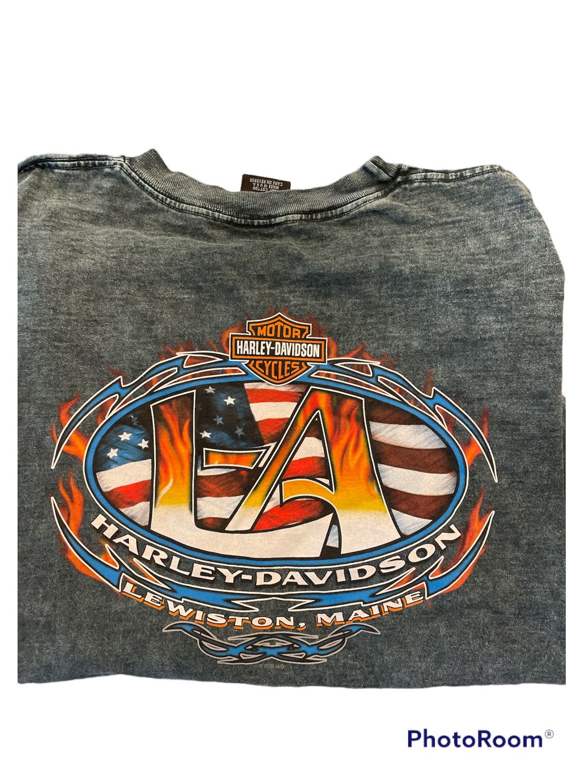 Harley Davidson Vintage Harley Davidson Motorcycles Lewiston, Maine tee