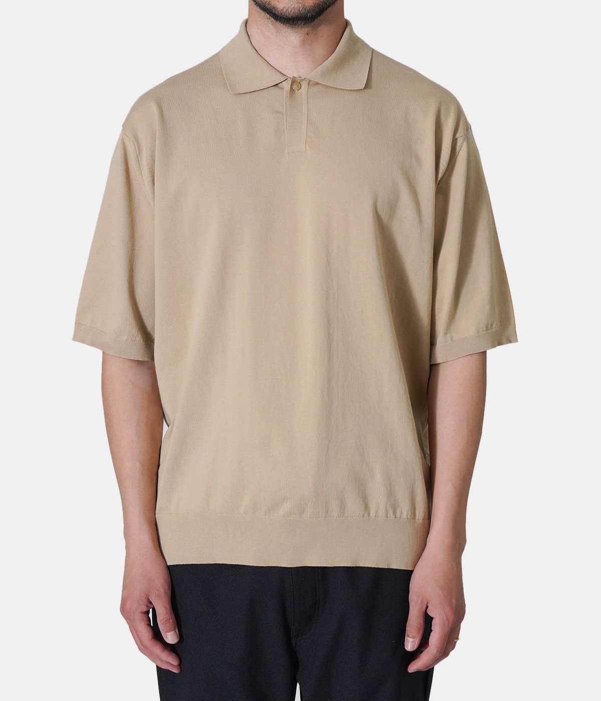 Auralee Super High Gauge Cotton Knit Polo - Size 5 Size US XL / EU 56 / 4 - 6 Thumbnail