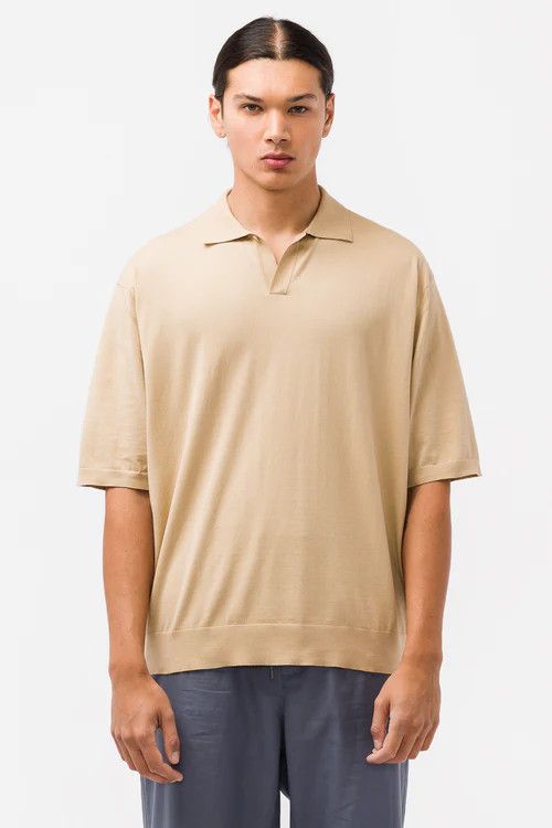 Auralee Super High Gauge Cotton Knit Polo - Size 5 Size US XL / EU 56 / 4 - 9 Thumbnail