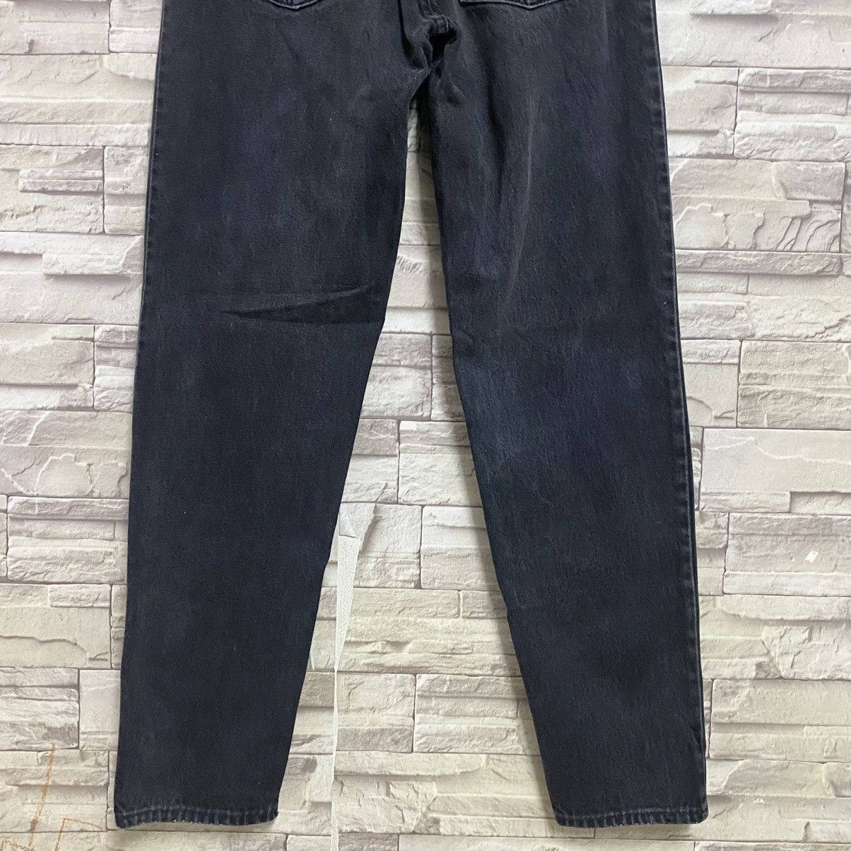 Levi's Vintage 90s Levis 550 Superblack Relaxed Fit Tapered Leg Size US 28 / EU 44 - 10 Thumbnail