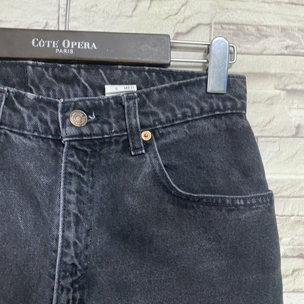 Levi's Vintage 90s Levis 550 Superblack Relaxed Fit Tapered Leg Size US 28 / EU 44 - 7 Thumbnail