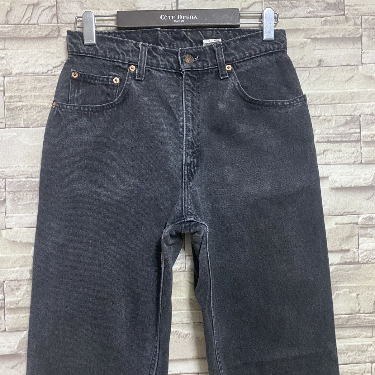Levi's Vintage 90s Levis 550 Superblack Relaxed Fit Tapered Leg Size US 28 / EU 44 - 4 Thumbnail
