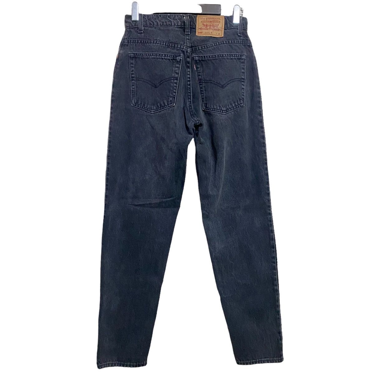 Levi's Vintage 90s Levis 550 Superblack Relaxed Fit Tapered Leg Size US 28 / EU 44 - 2 Thumbnail