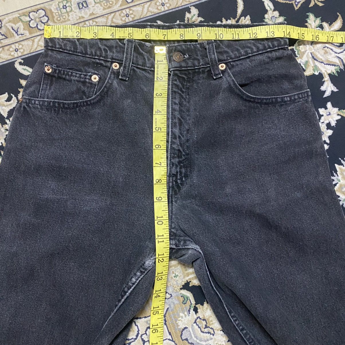 Levi's Vintage 90s Levis 550 Superblack Relaxed Fit Tapered Leg Size US 28 / EU 44 - 17 Thumbnail