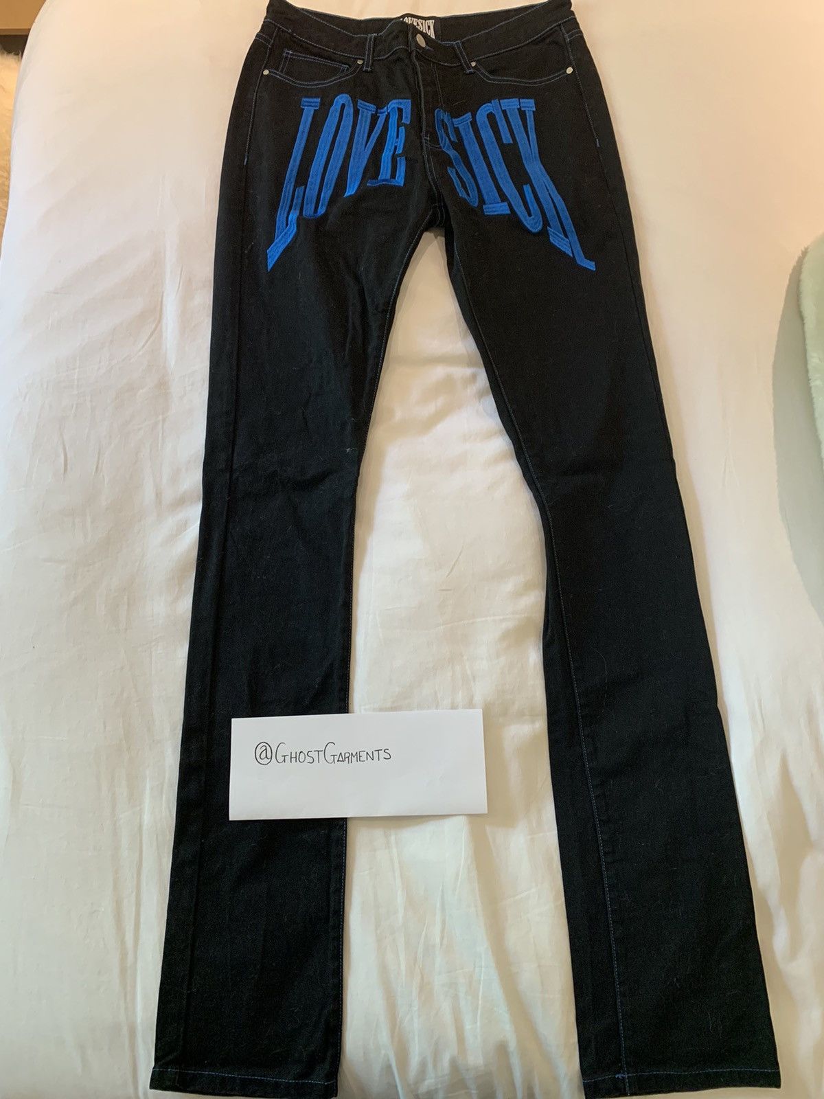 Japanese Brand LoveSick Logo Jeans Size US 34 / EU 50 - 1 Thumbnail