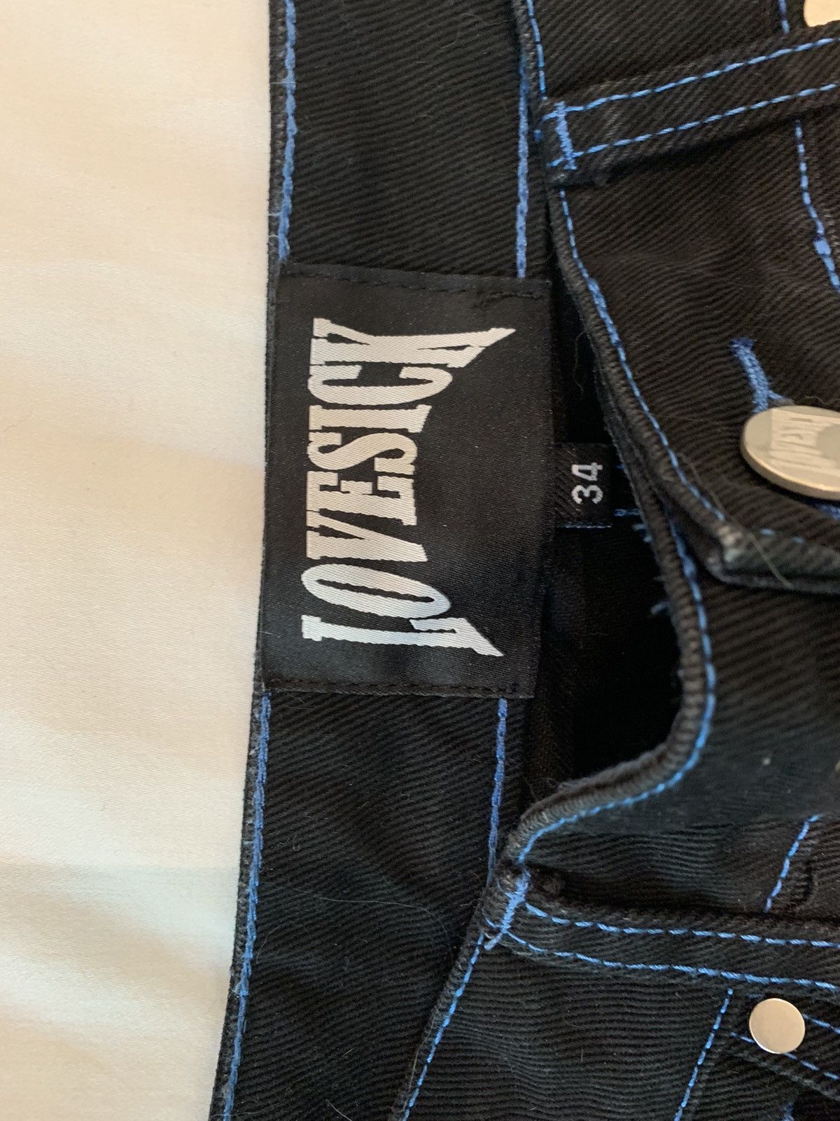 Japanese Brand LoveSick Logo Jeans Size US 34 / EU 50 - 6 Thumbnail