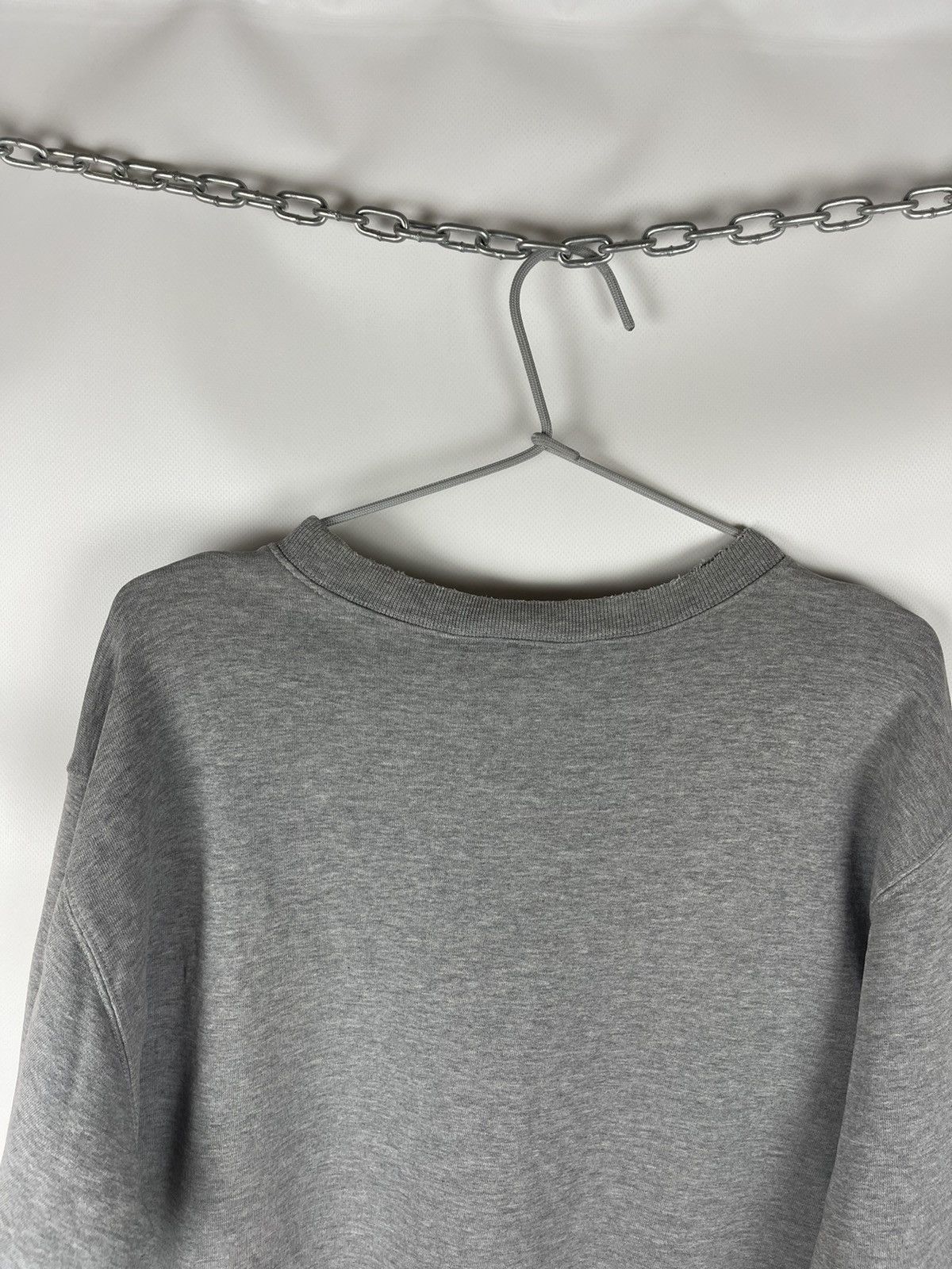 Carhartt × Vintage Carhartt vintage 90s trashed used grey big logo sweatshirt Size US M / EU 48-50 / 2 - 15 Thumbnail