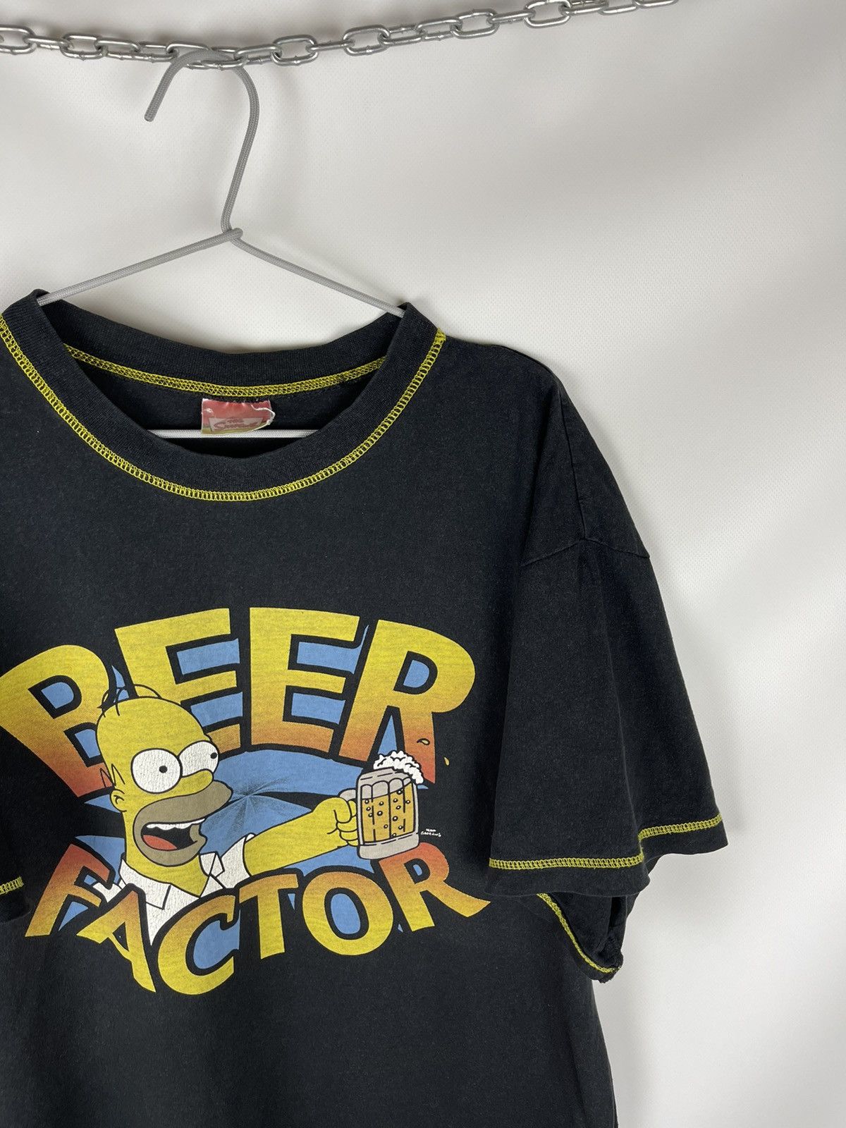 The Simpsons The Simpsons vintage 90s Beer Factor Homer band tee shirt Size US XXL / EU 58 / 5 - 3 Thumbnail