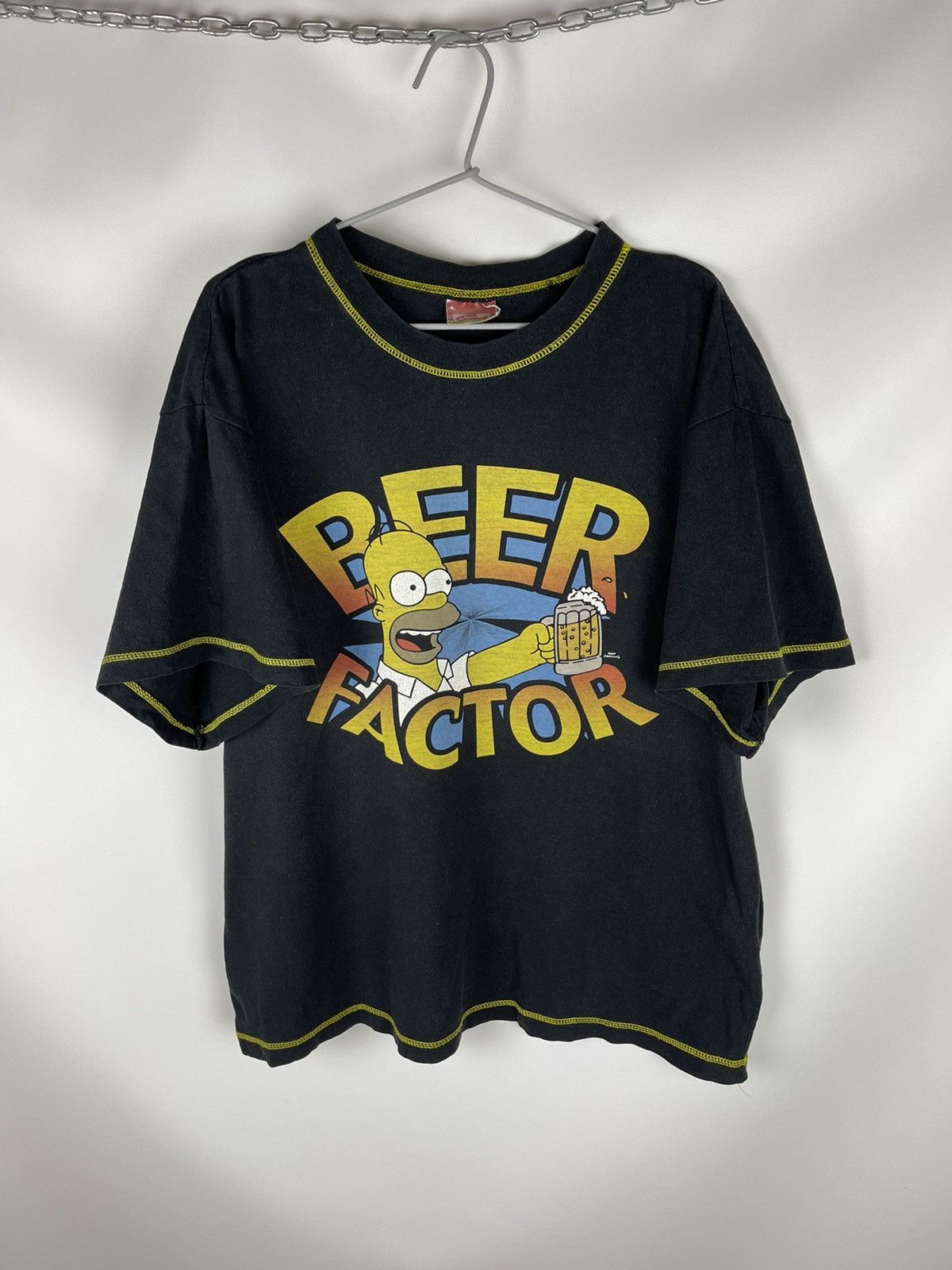 The Simpsons The Simpsons vintage 90s Beer Factor Homer band tee shirt Size US XXL / EU 58 / 5 - 1 Thumbnail