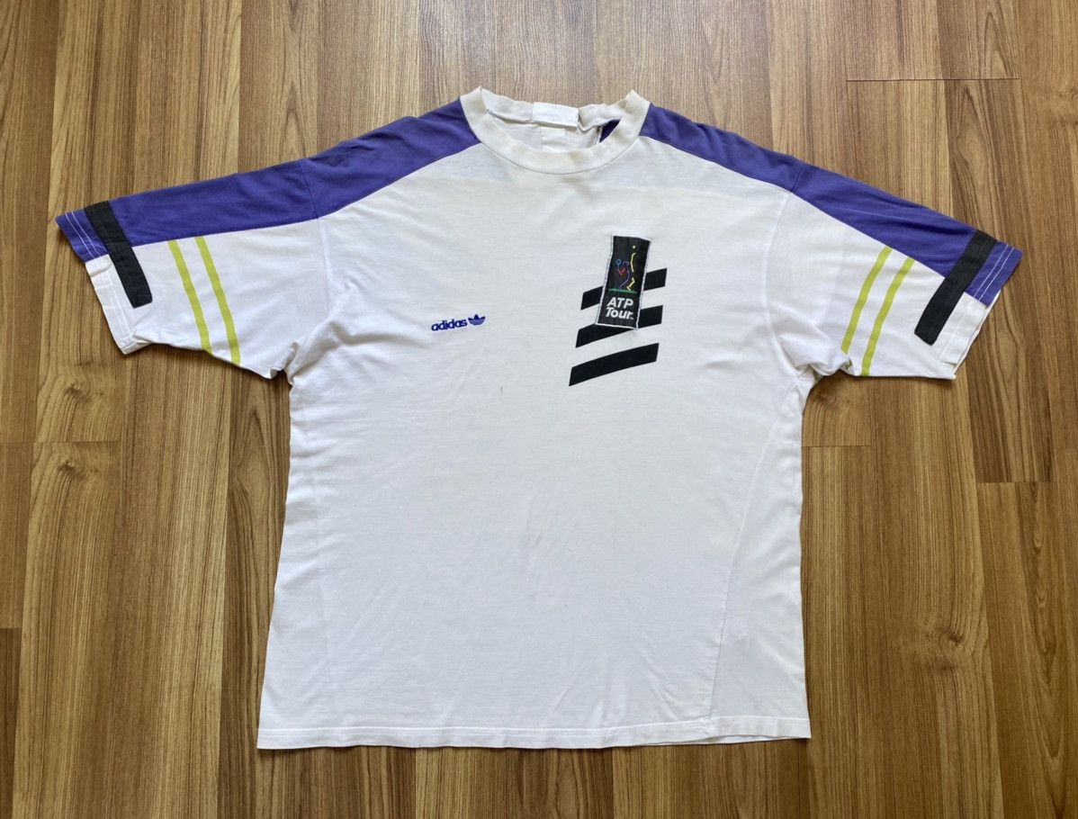 Vintage Vintage Adidas ATP Tour T Shirt like Nike Challenge Court Size US L / EU 52-54 / 3 - 1 Thumbnail