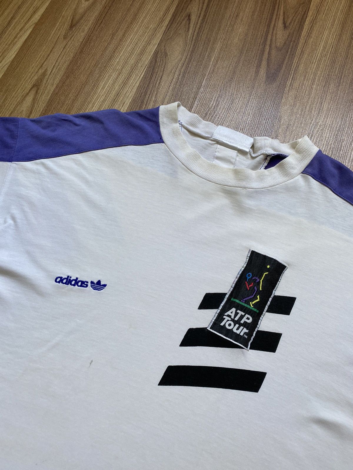 Vintage Vintage Adidas ATP Tour T Shirt like Nike Challenge Court Size US L / EU 52-54 / 3 - 2 Thumbnail