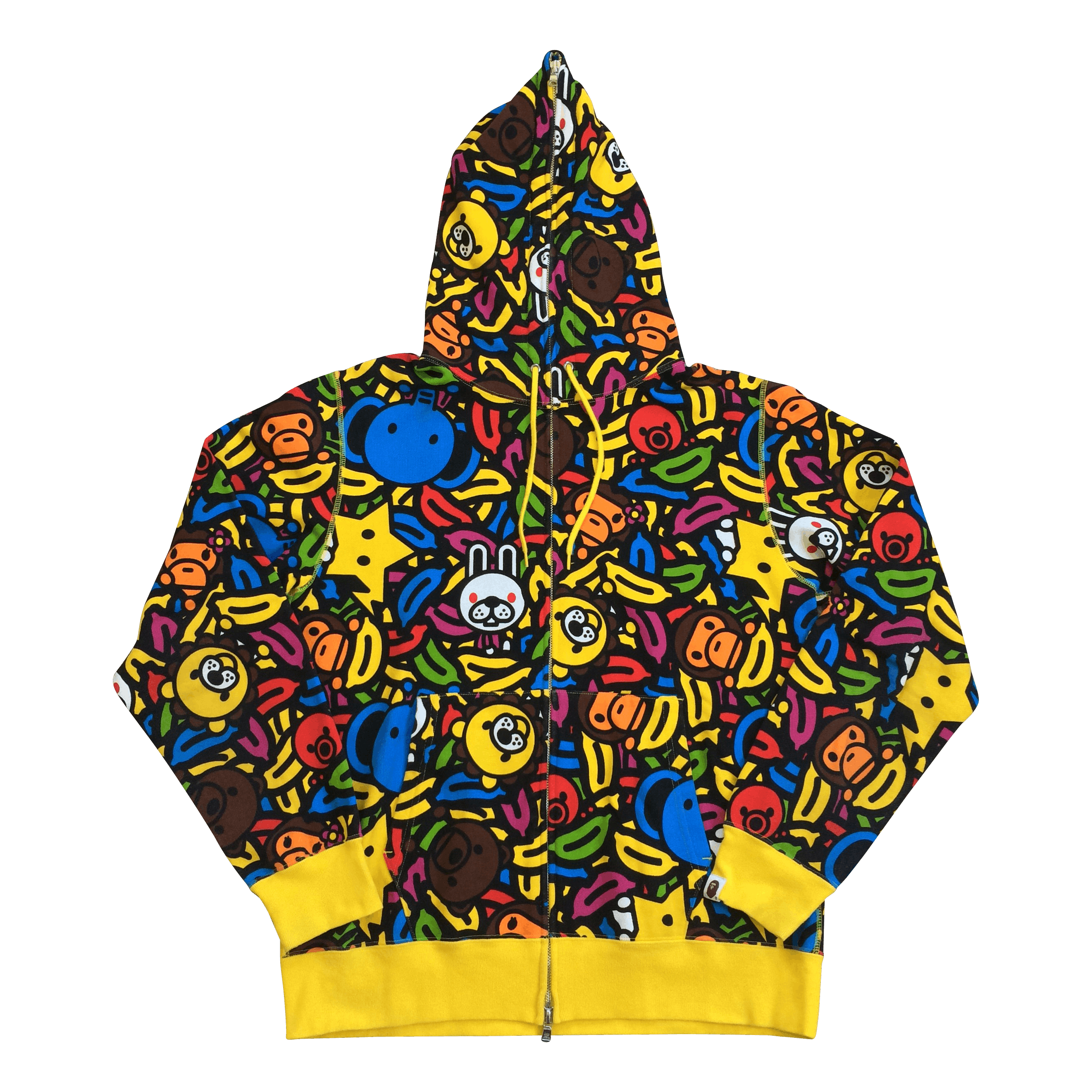 Bape Bape Baby Milo & Friends Full Zip Hoodie | Grailed