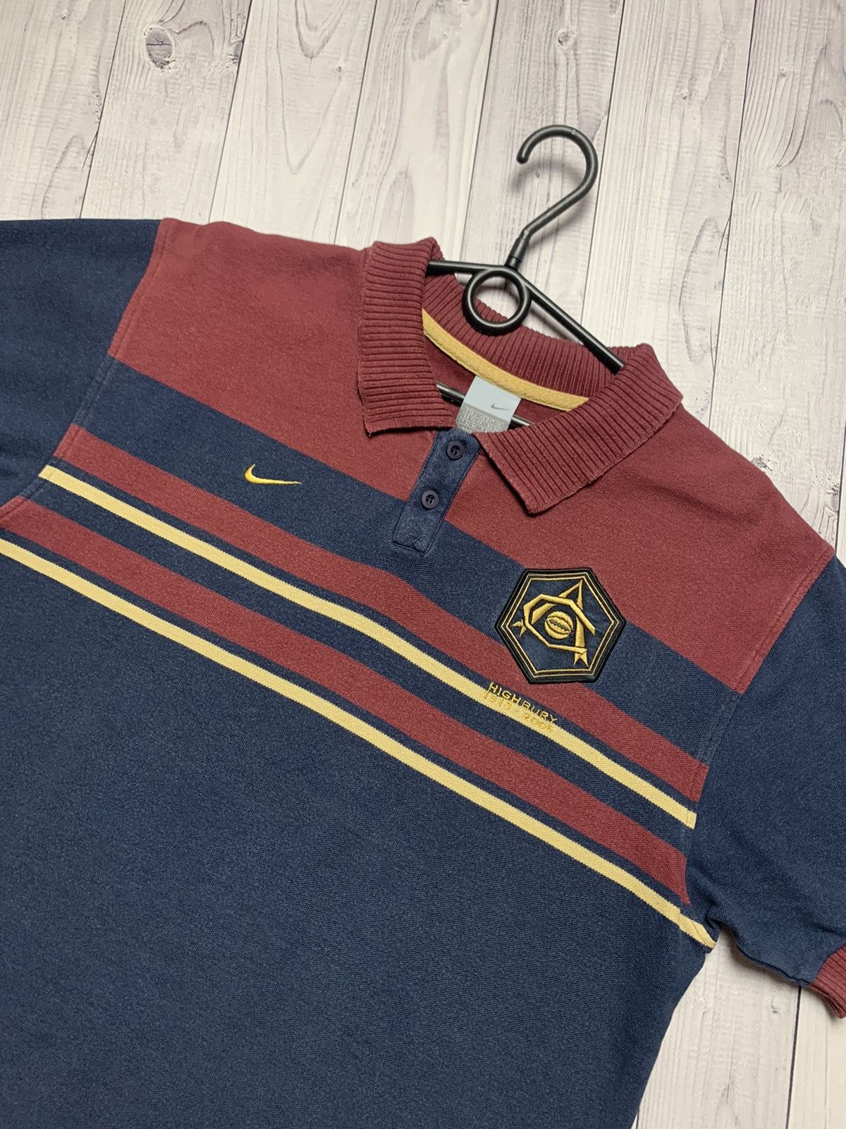 Vintage Vintage Soccer jersey High Bury Polo Nike Arsenal rare L Size US L / EU 52-54 / 3 - 2 Thumbnail