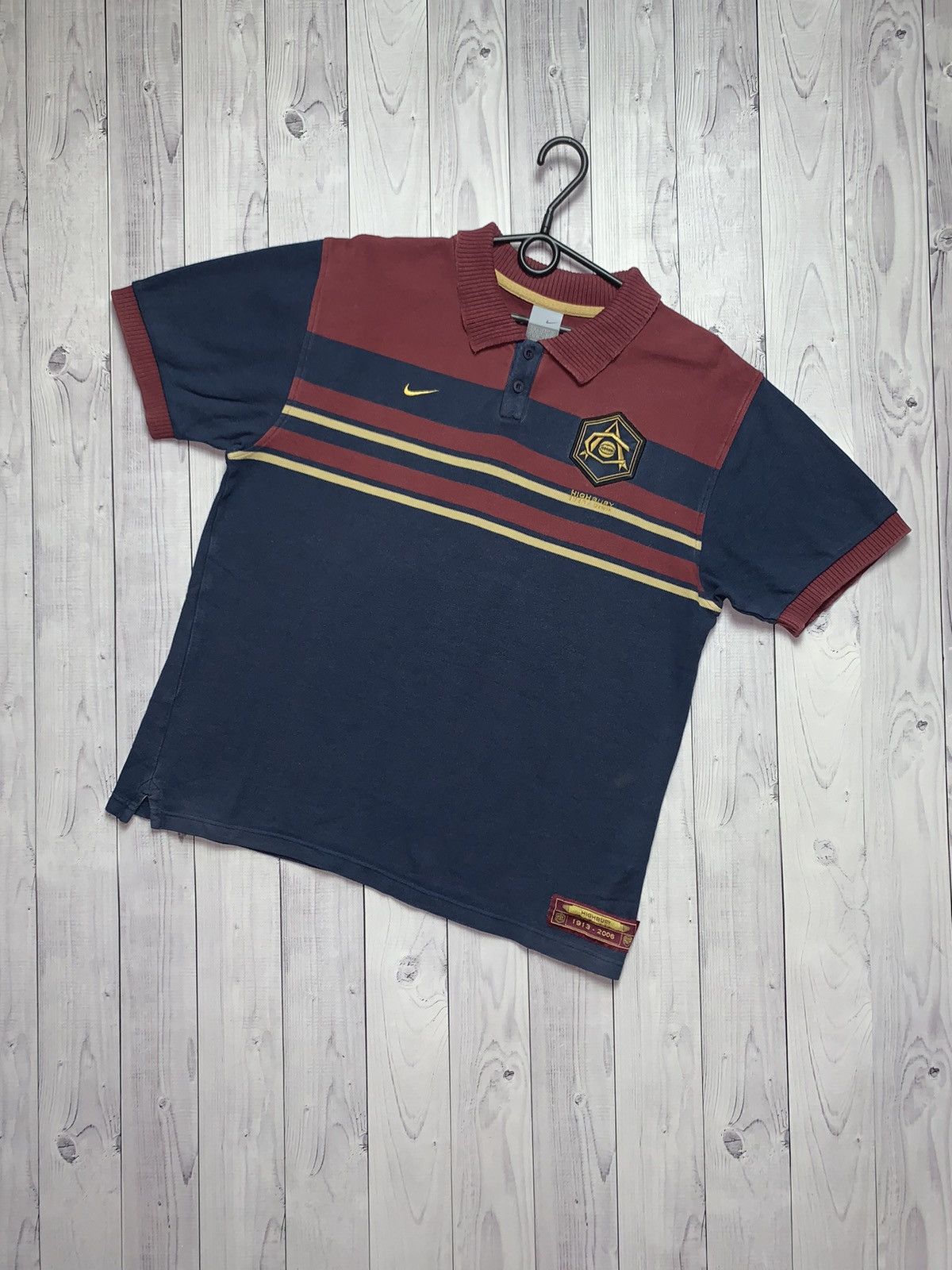 Vintage Vintage Soccer jersey High Bury Polo Nike Arsenal rare L Size US L / EU 52-54 / 3 - 1 Thumbnail