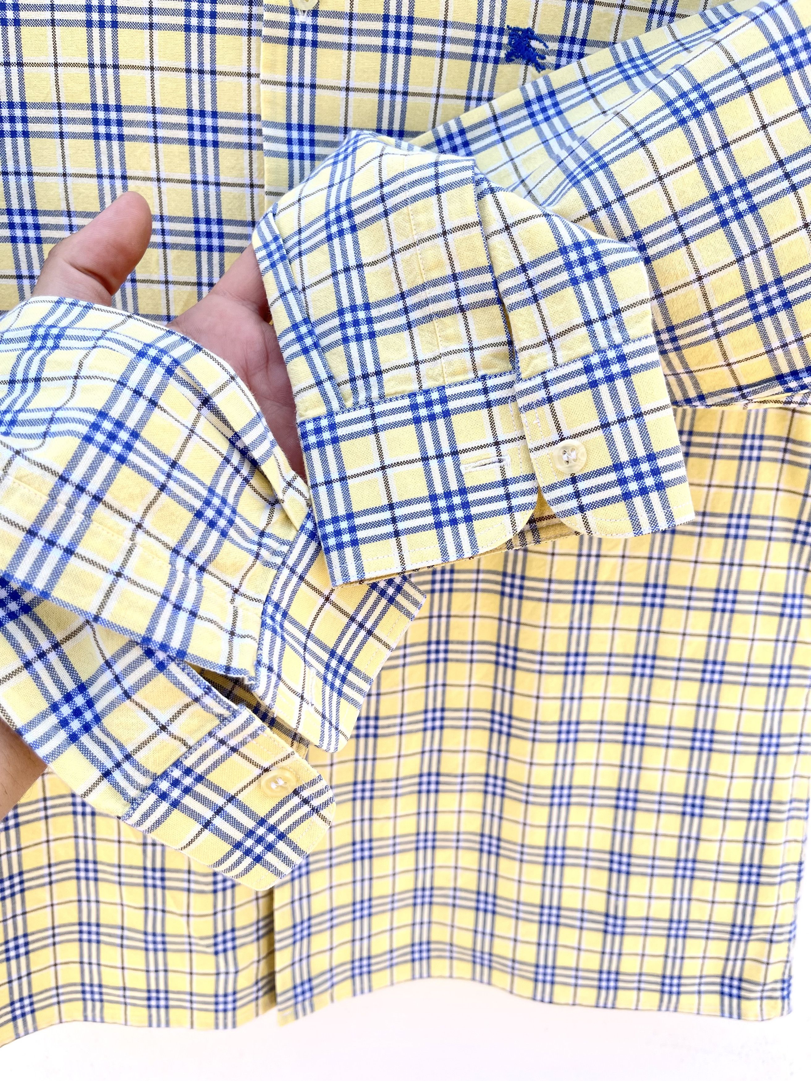 Burberry 🔥 rare Shirt Burberry novacheck yellow size Small Size US S / EU 44-46 / 1 - 3 Thumbnail