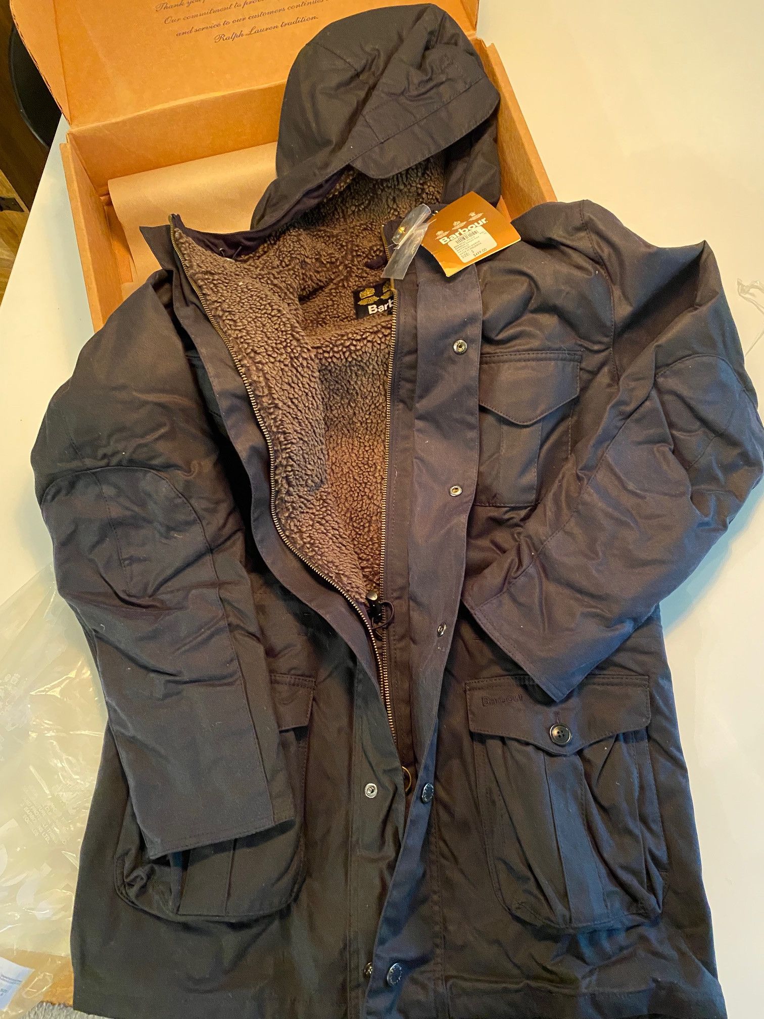 Barbour oakum wax deals jacket