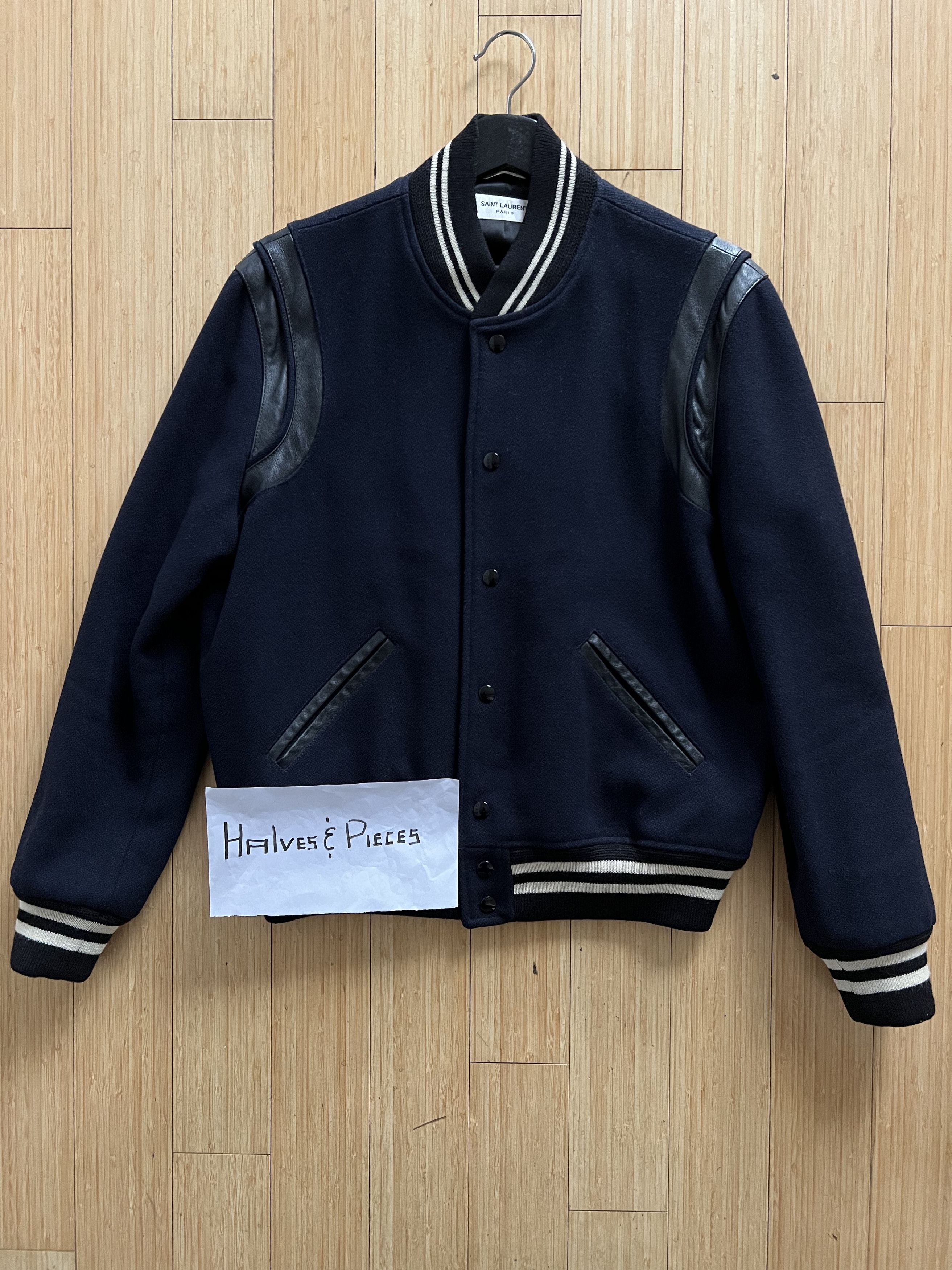 Saint Laurent 'Teddy' Varsity Jacket - Men's 48