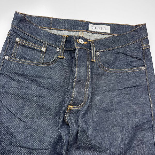 Gustin Mens Gustin Raw Selvedge Blue Jeans | Grailed