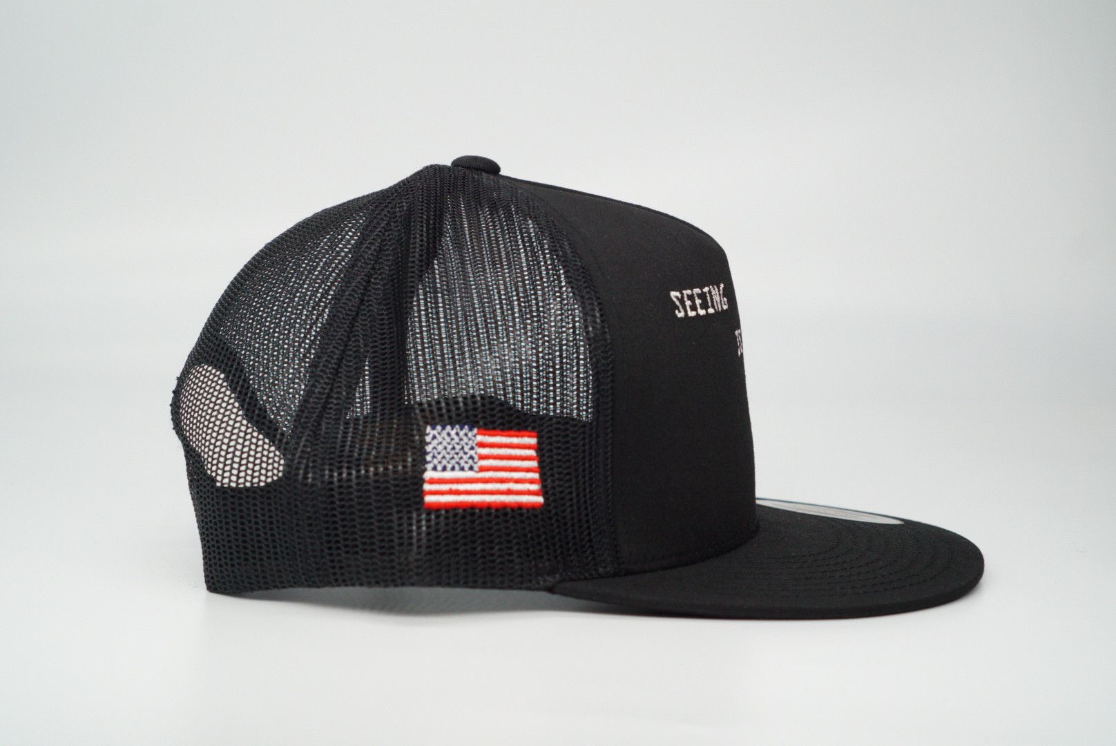 Travis Scott TRAVIS SCOTT SEEING IS BELIEVING TRUCKER HAT BLACK Size ONE SIZE - 3 Thumbnail