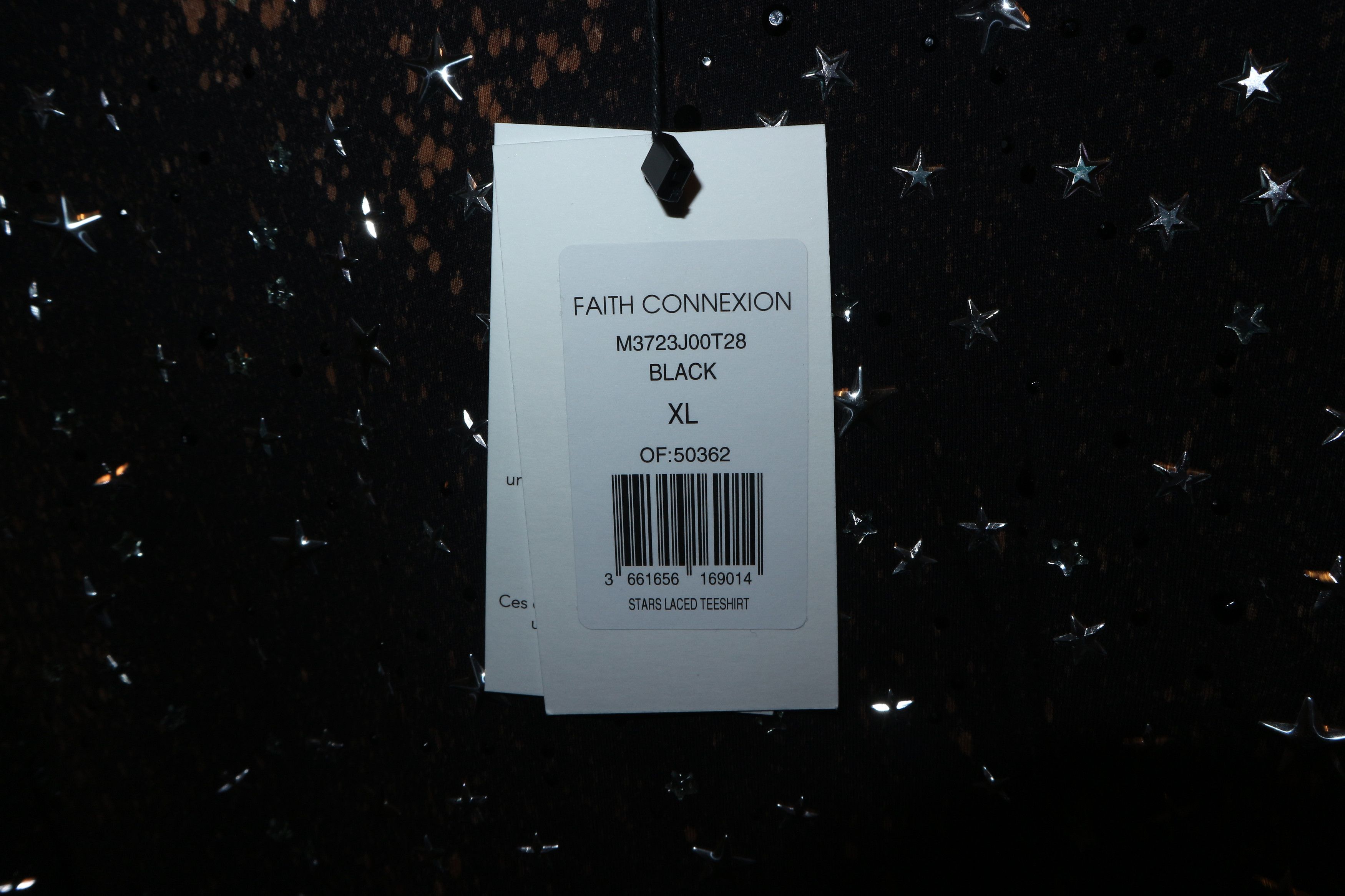 Faith Connexion embellished stars laced t-shirt Size US XL / EU 56 / 4 - 3 Thumbnail