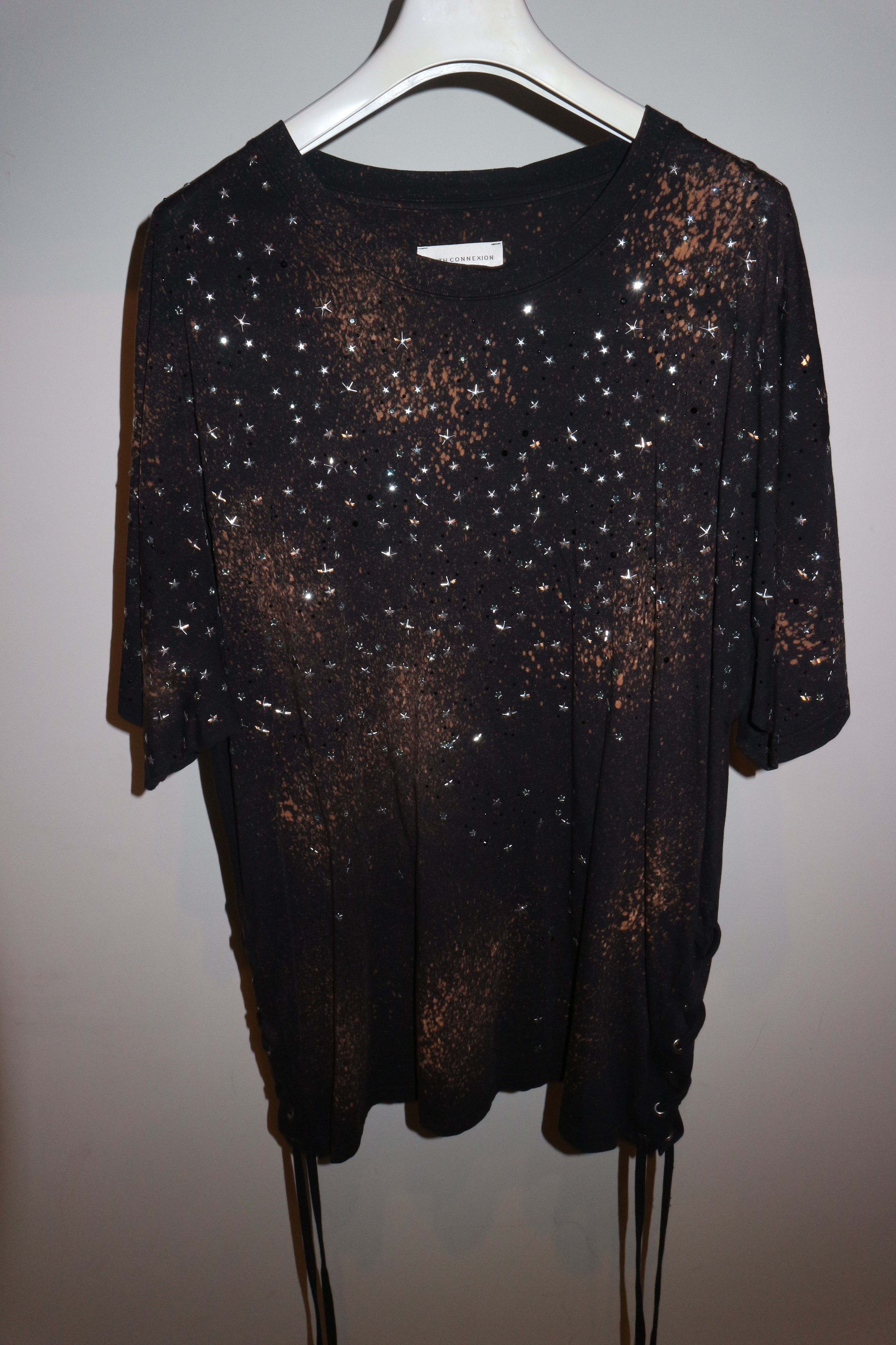 Faith Connexion embellished stars laced t-shirt Size US XL / EU 56 / 4 - 1 Thumbnail