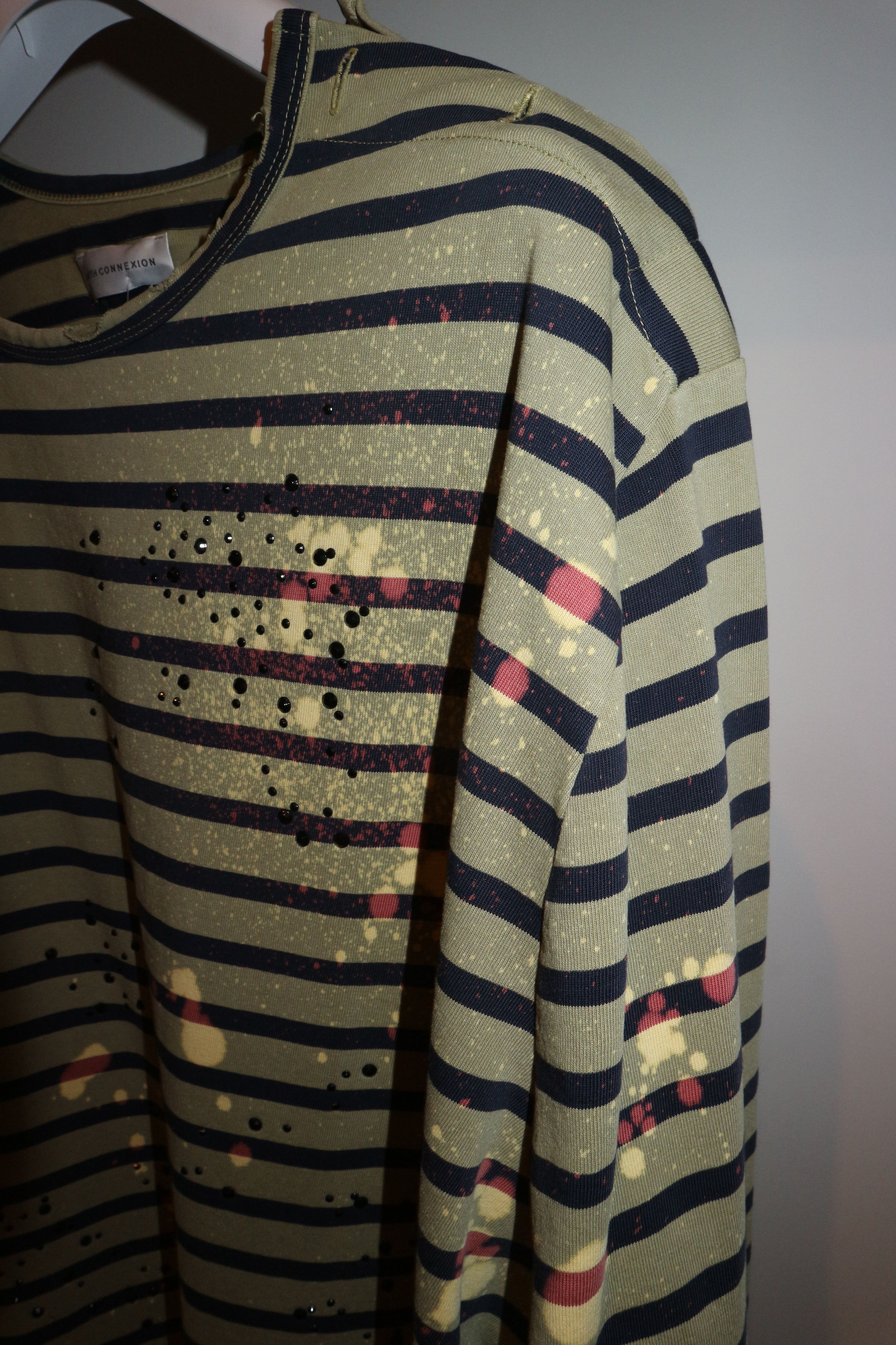 Faith Connexion Crystal embellished bleach sweatshirt Size US M / EU 48-50 / 2 - 2 Thumbnail