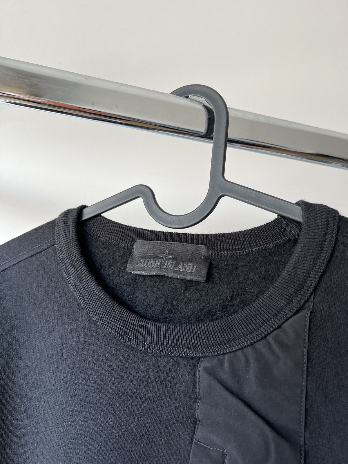Stone Island Stone island ghost piece wool black crewneck sweatshirt Size US S / EU 44-46 / 1 - 2 Thumbnail