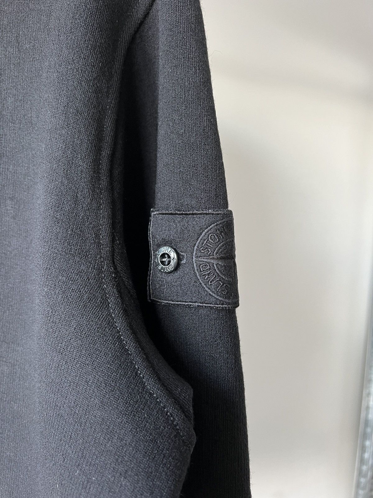 Stone Island Stone island ghost piece wool black crewneck sweatshirt Size US S / EU 44-46 / 1 - 7 Thumbnail