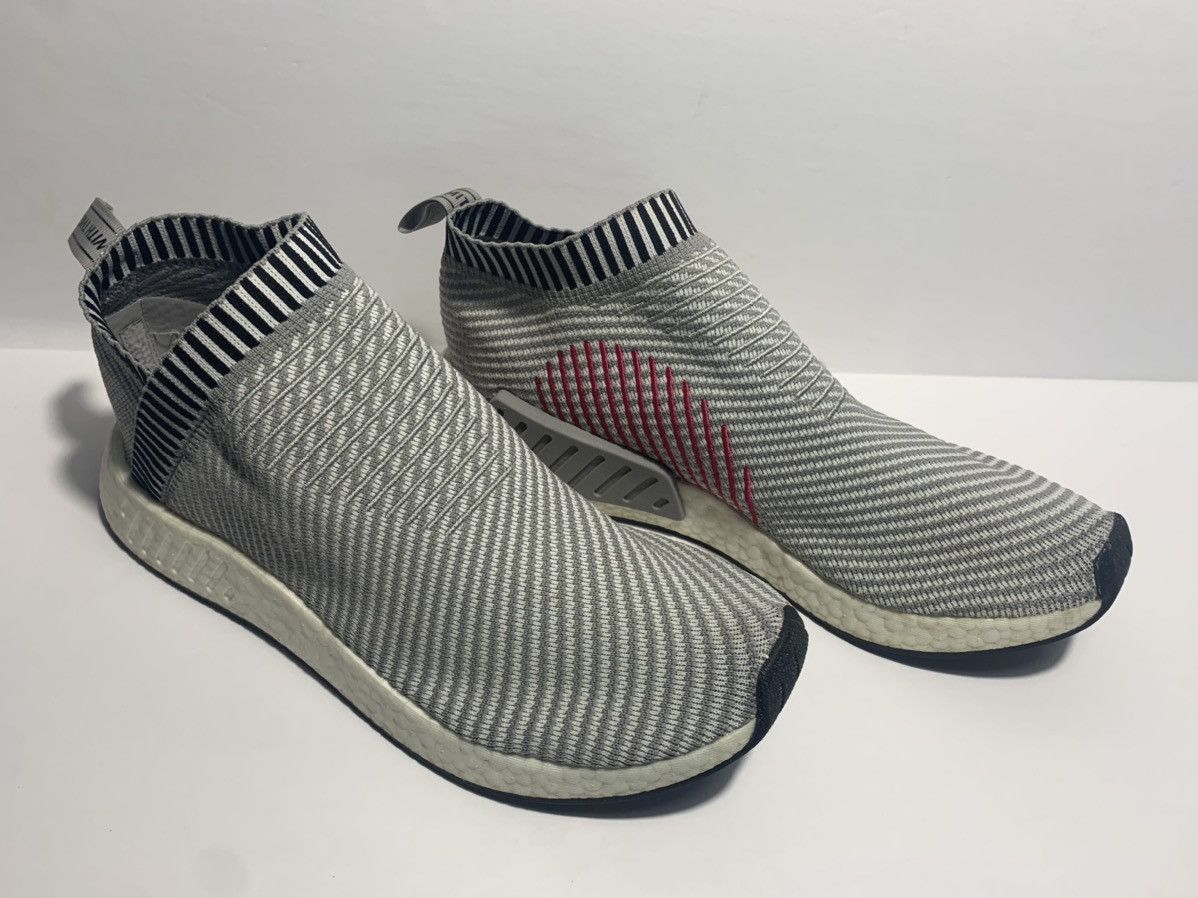 Adidas NMD_CS2 Primeknit Dark Grey Shock Pink 2017 Size US 11.5 / EU 44-45 - 1 Thumbnail
