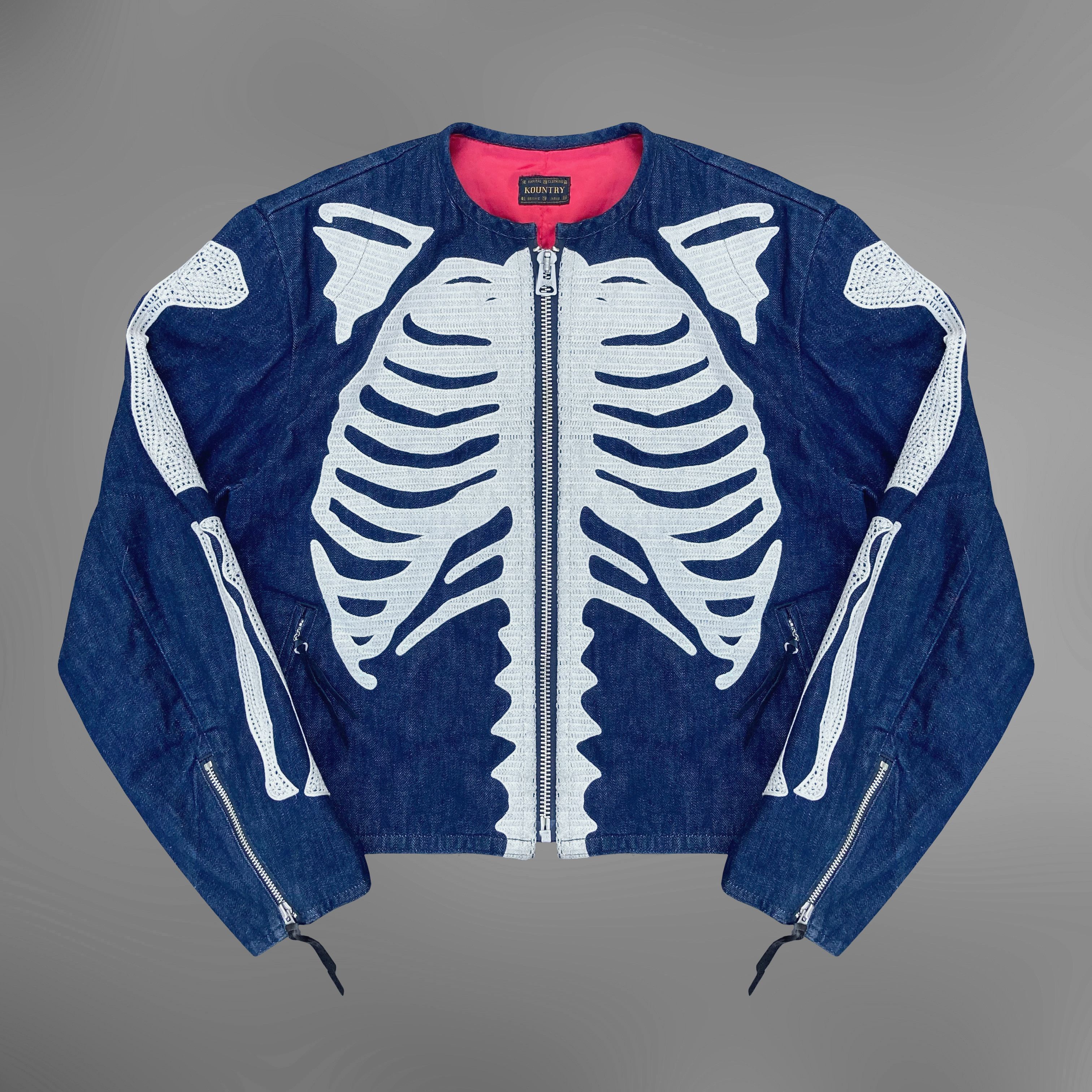 Kapital Kapital Kountry Skeleton Rider Jacket | Grailed