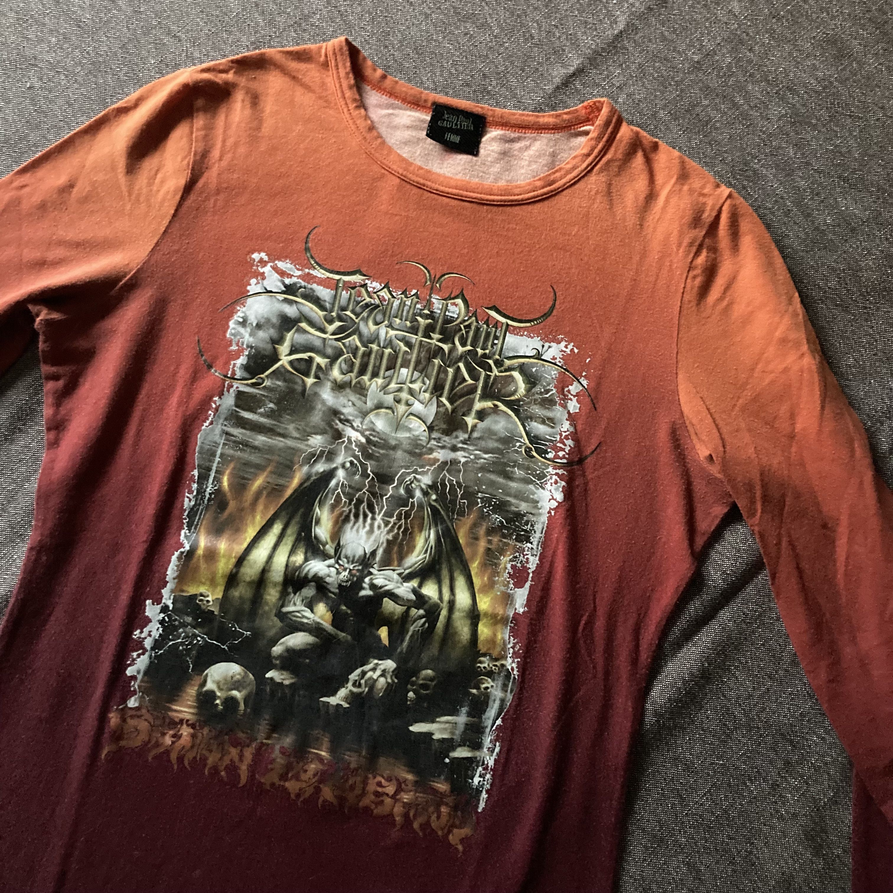 Jean Paul Gaultier Jean Paul Gaultier Satan Gradient Longsleeve Size US S / EU 44-46 / 1 - 2 Thumbnail