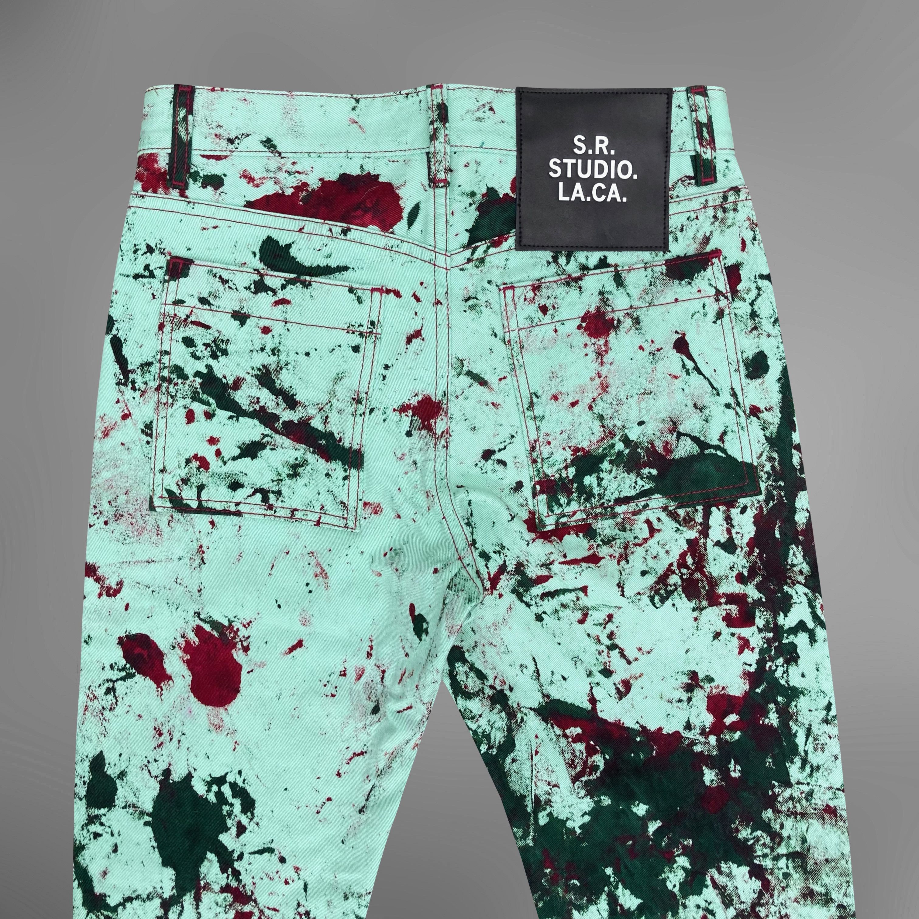 SR Studio LACA Soto Mint denim