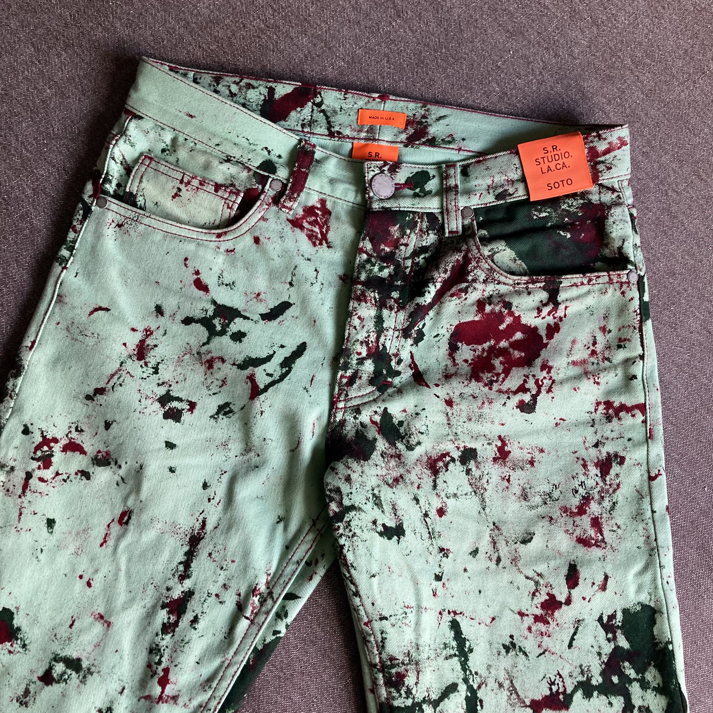 Sterling Ruby SR Studio LACA Soto Mint denim Size US 29 - 4 Thumbnail