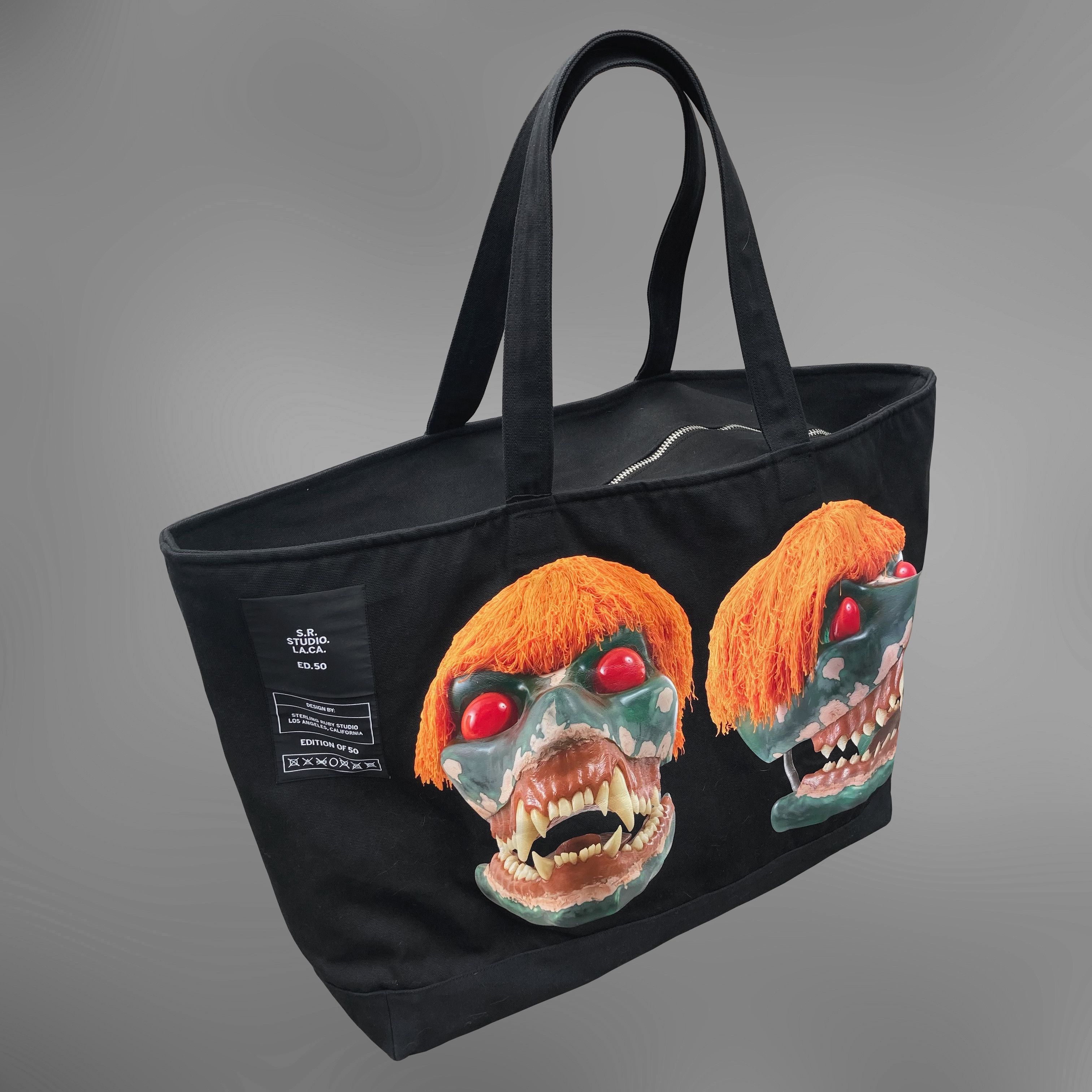 Sterling Ruby SR Studio LACA Skull Jumbo Tote Bag Size ONE SIZE - 1 Thumbnail