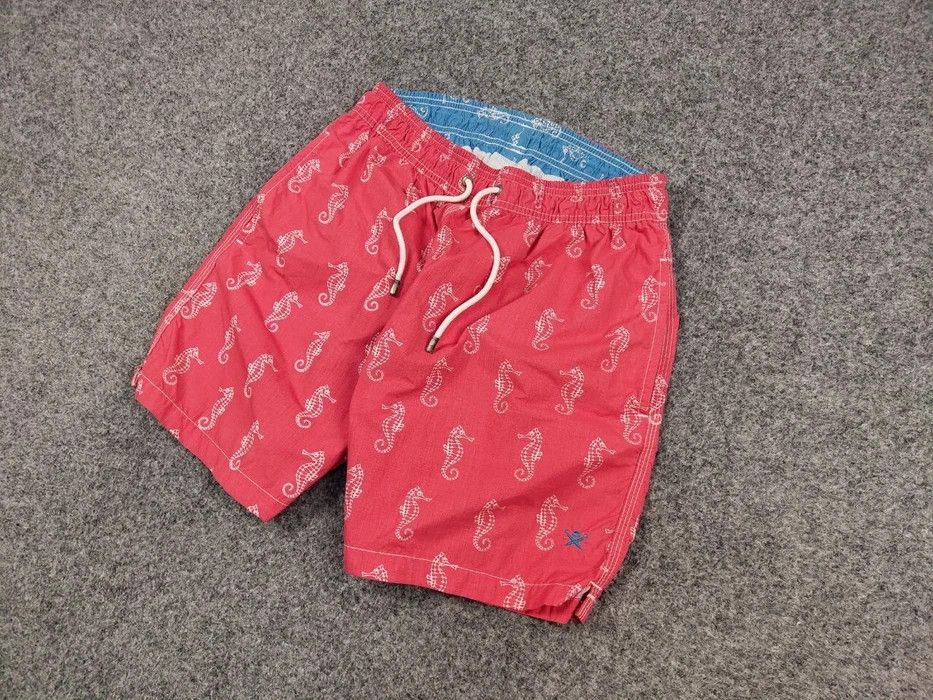 Hackett Hackett London Coral Multi logo Premium Casual Shorts Size US 32 / EU 48 - 2 Thumbnail