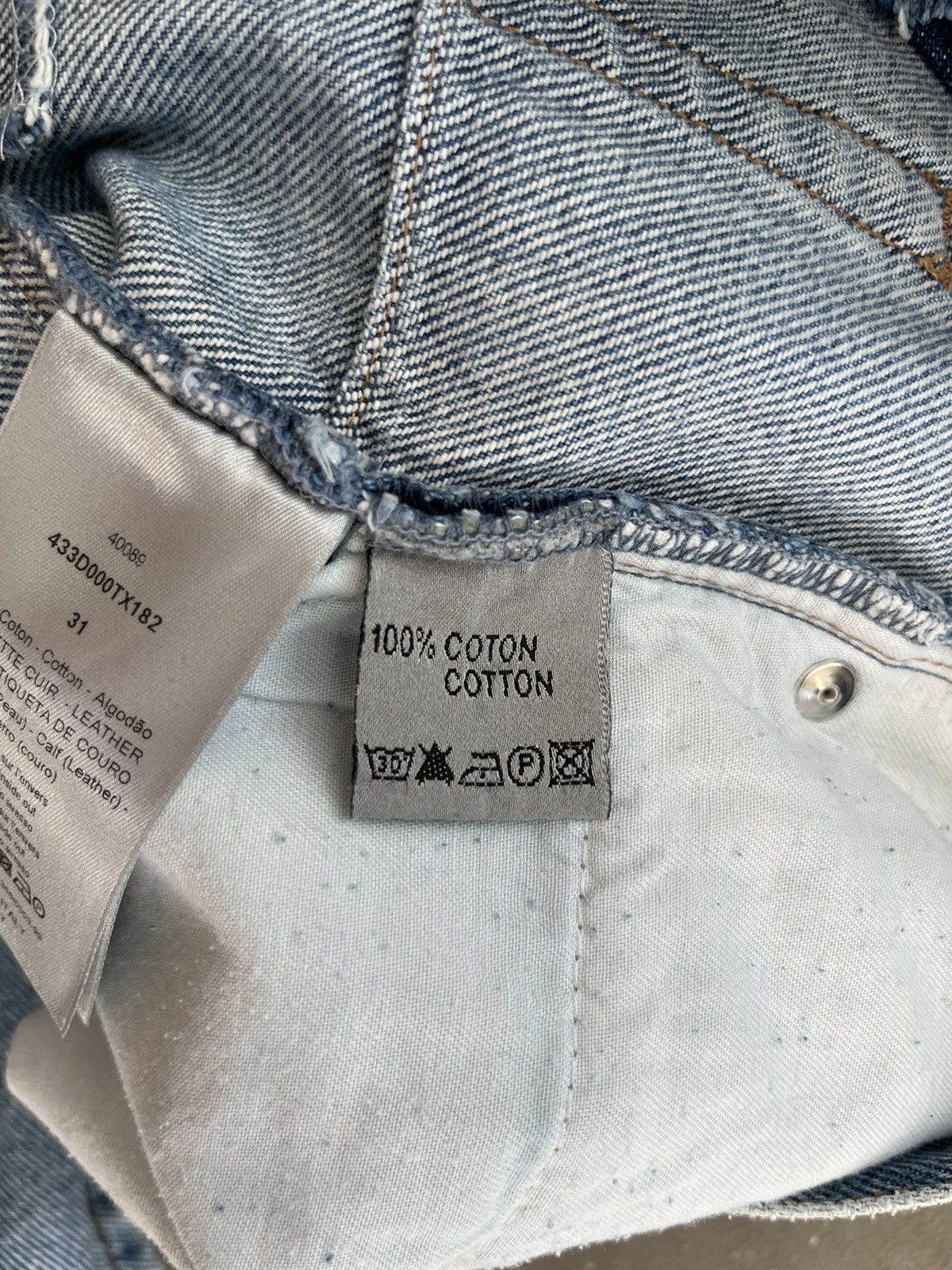 Dior Dior ripped blue jeans Size US 31 - 12 Thumbnail