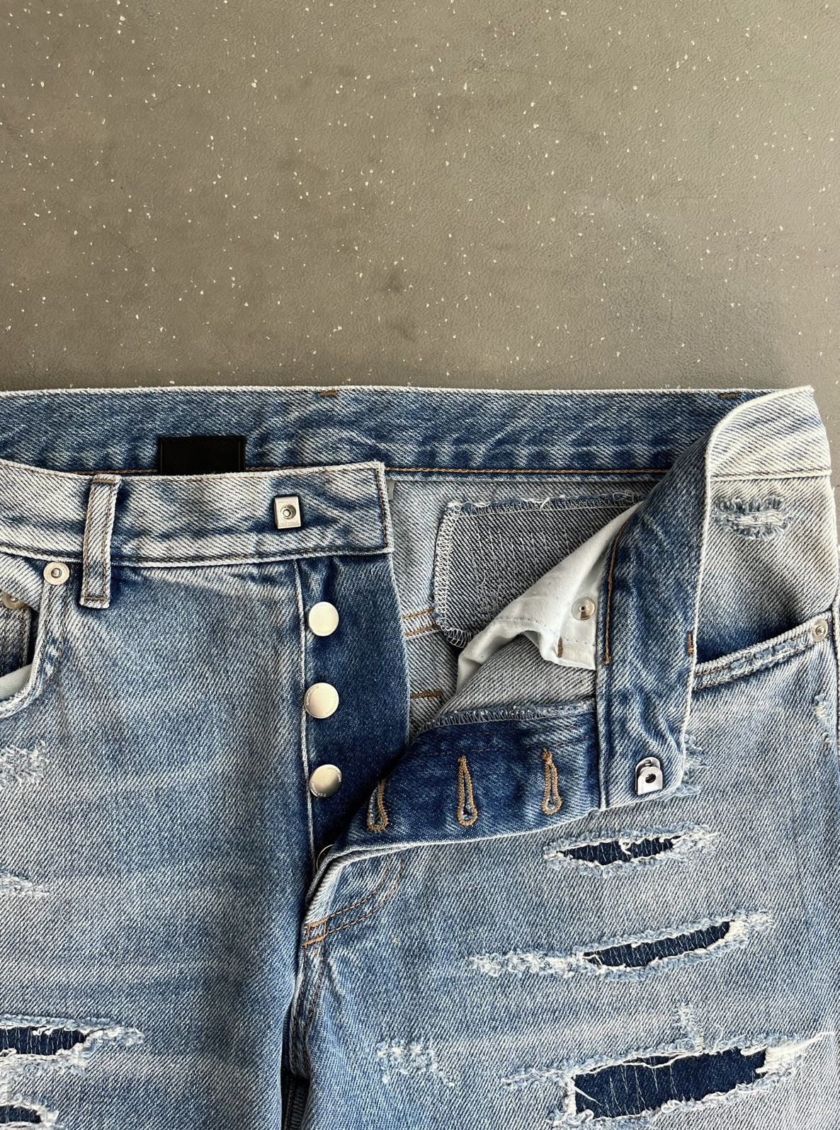 Dior Dior ripped blue jeans Size US 31 - 6 Thumbnail