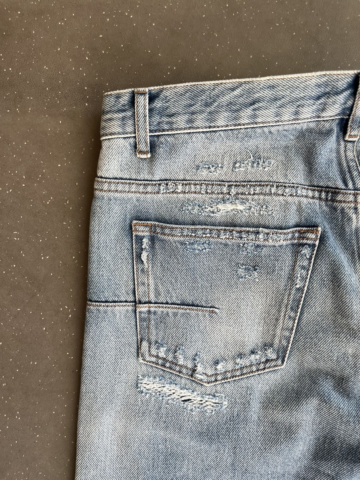 Dior Dior ripped blue jeans Size US 31 - 3 Thumbnail