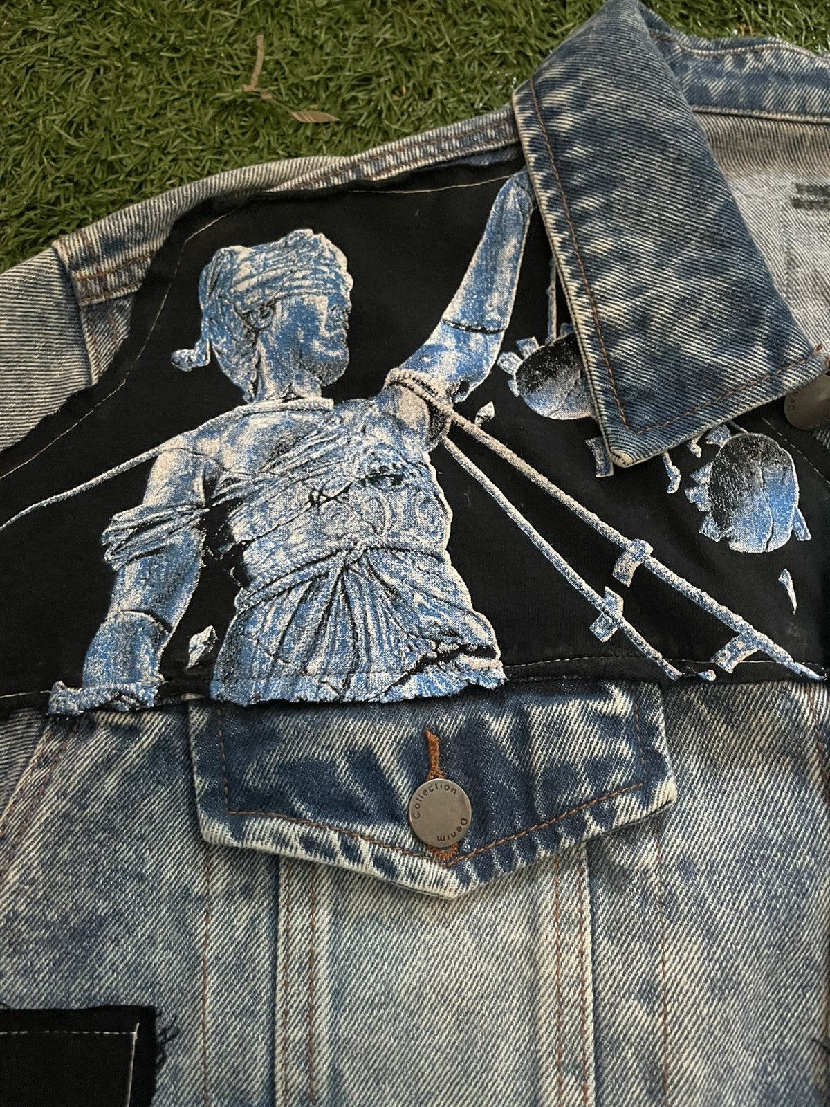 Band Tees Light Washed Vintage Custom Metallica Denim Jacket Size US XL / EU 56 / 4 - 6 Thumbnail