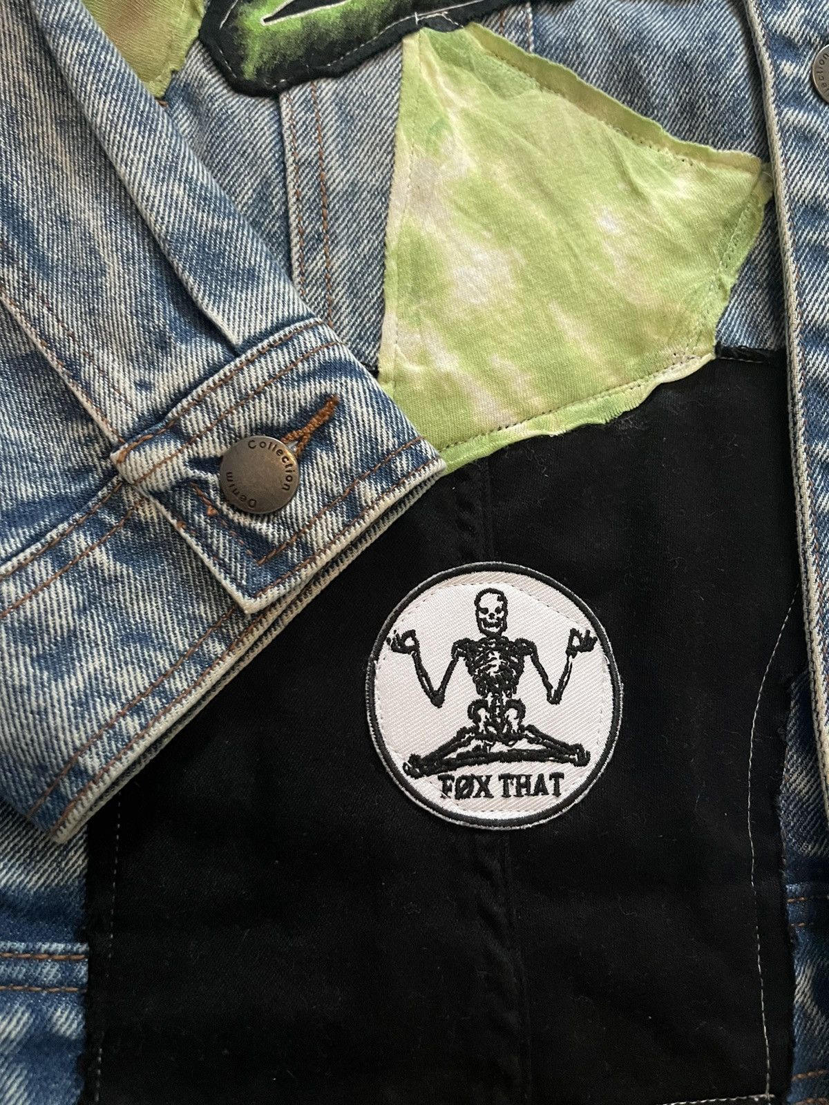 Band Tees Light Washed Vintage Custom Metallica Denim Jacket Size US XL / EU 56 / 4 - 4 Thumbnail