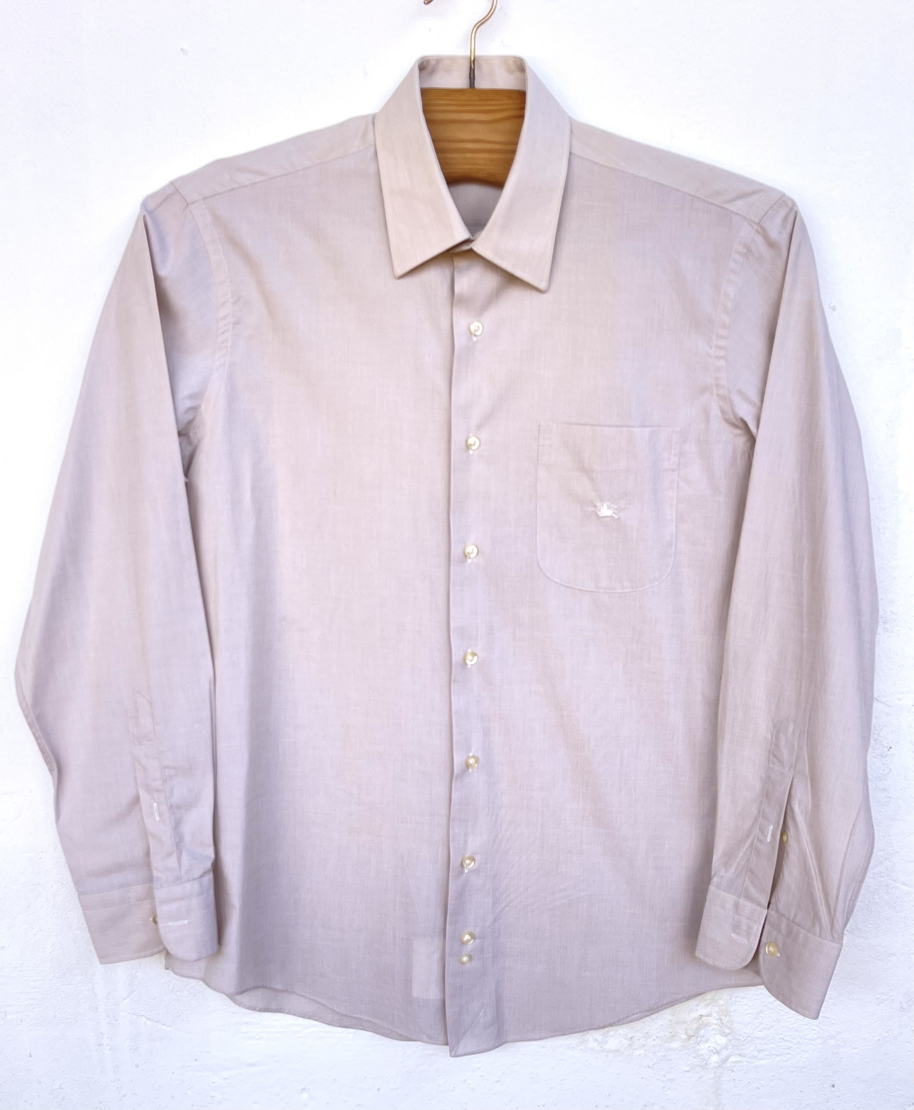 Burberry 🔥 Burberry London beige shirt cotton size M Size US M / EU 48-50 / 2 - 1 Thumbnail
