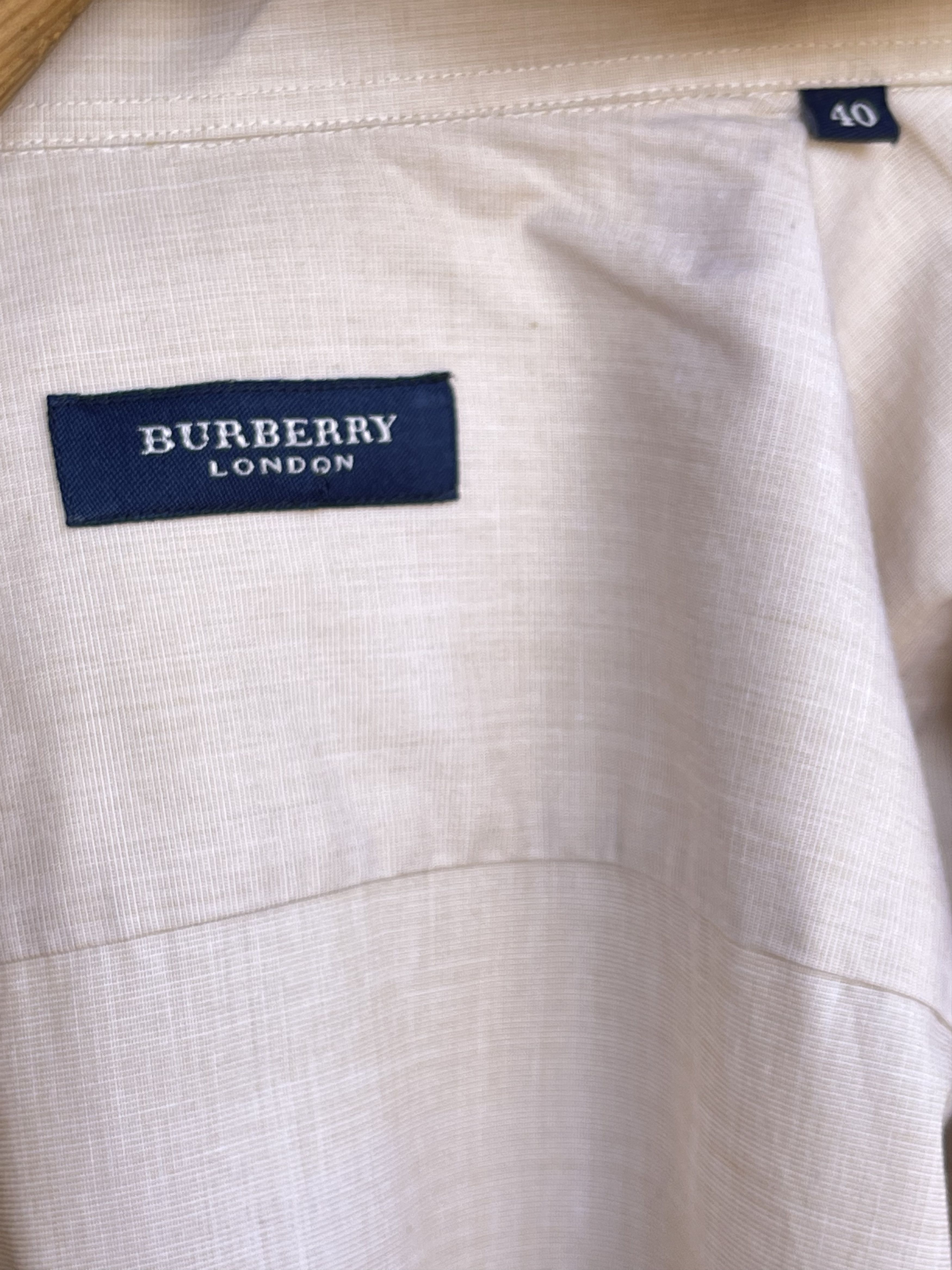 Burberry 🔥 Burberry London beige shirt cotton size M Size US M / EU 48-50 / 2 - 6 Thumbnail