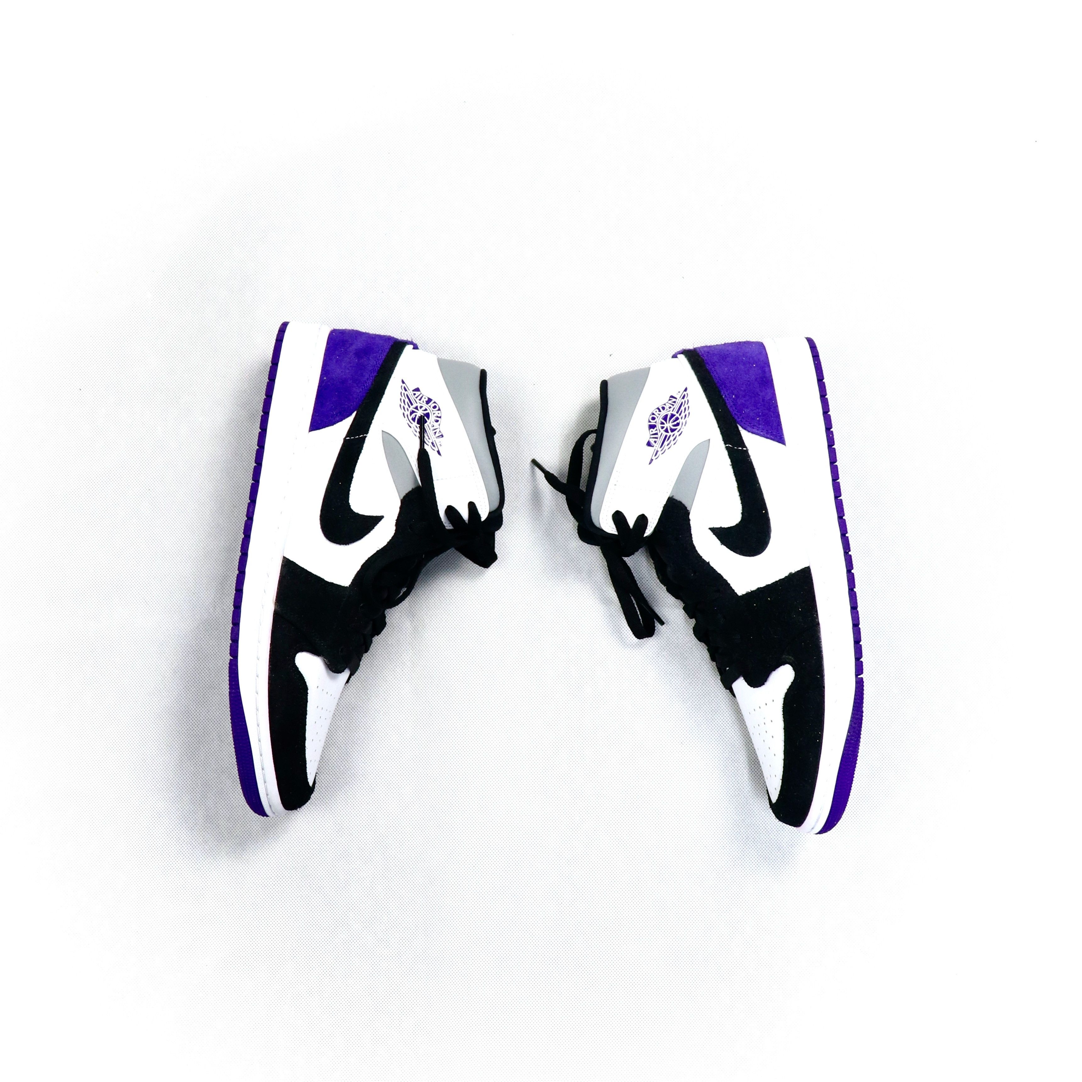 Nike Air Jordan 1 Mid SE Court Purple Size US 10 / EU 43 - 4 Thumbnail