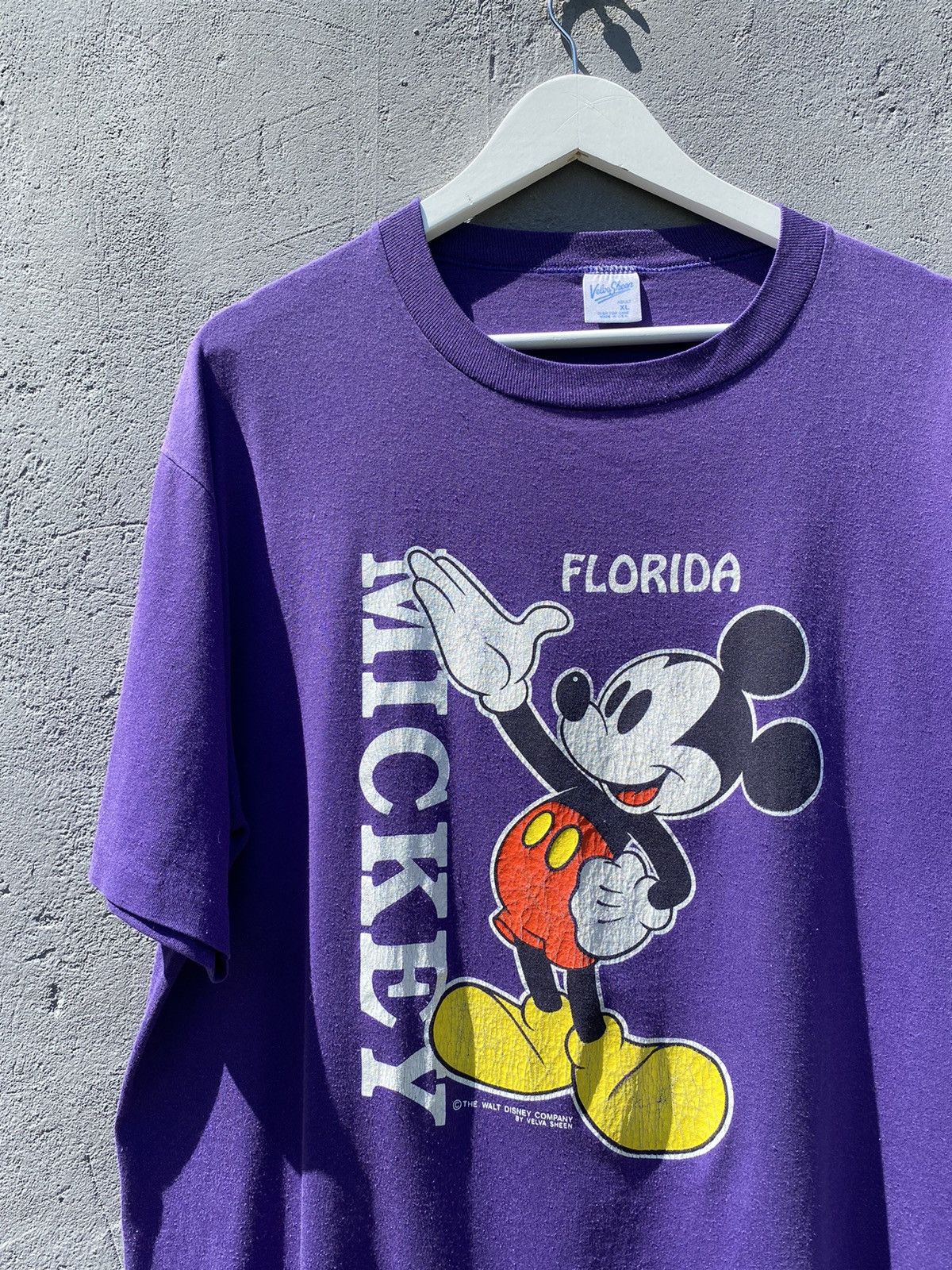 Disney Vintage 1990 WALT DISNEY MICKEY MOUSE FLORIDA TEE Size US XL / EU 56 / 4 - 2 Thumbnail