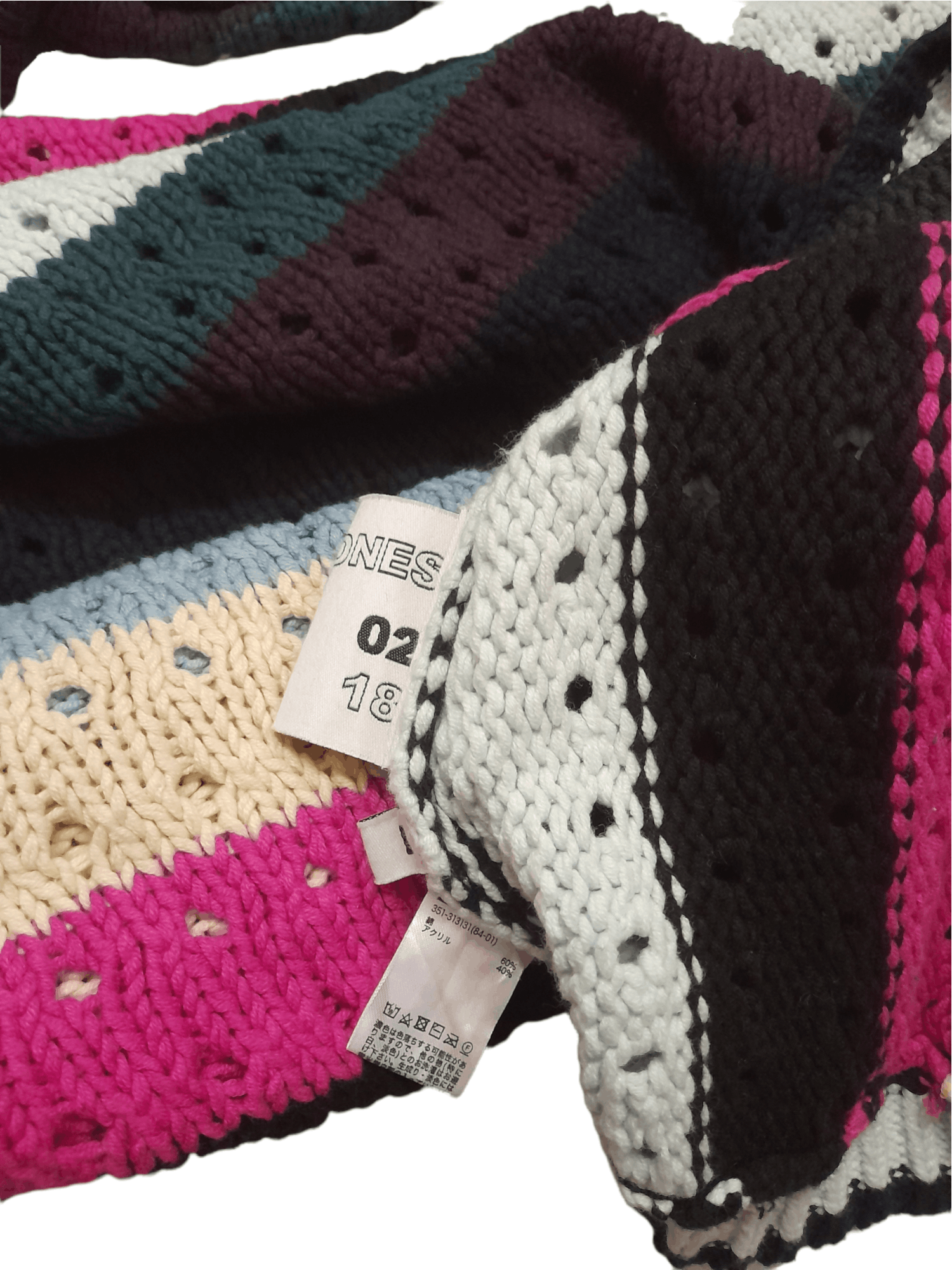 Kim Jones Kim Jones Color Block Knitwear (E308) Size US L / EU 52-54 / 3 - 8 Thumbnail
