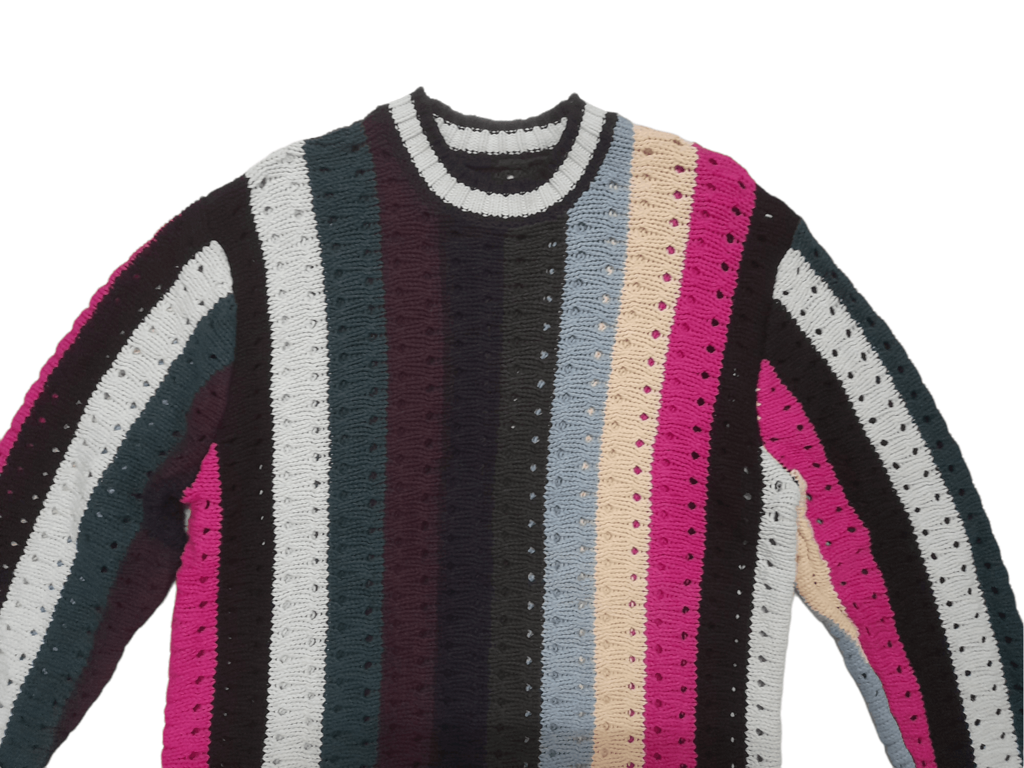 Kim Jones Kim Jones Color Block Knitwear (E308) Size US L / EU 52-54 / 3 - 2 Thumbnail