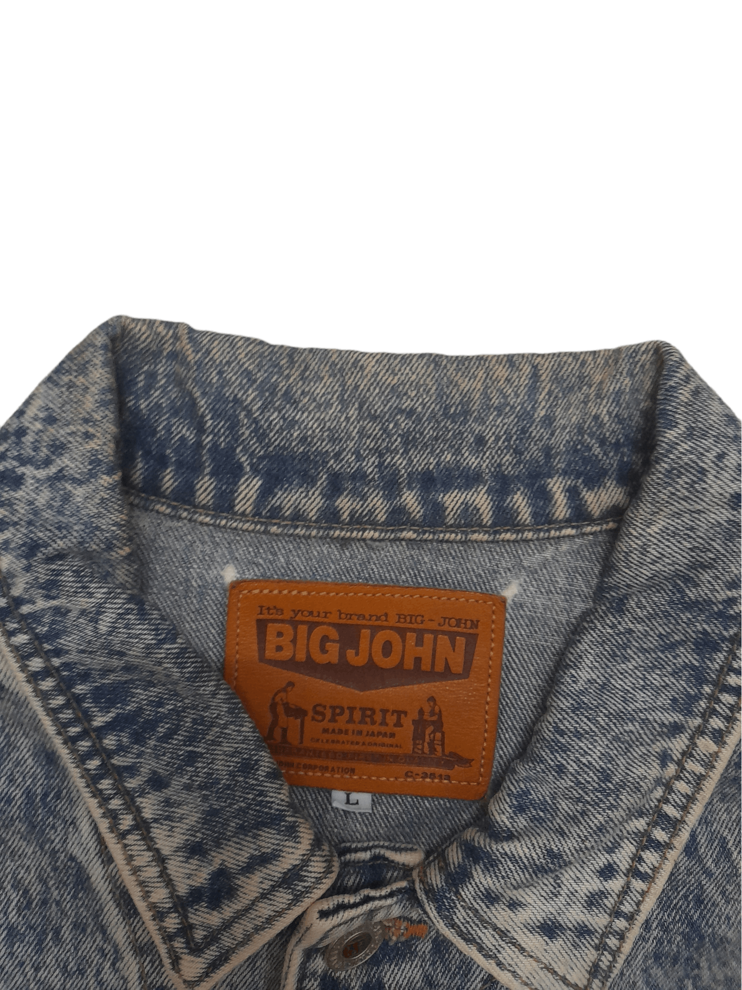 Big John 90s Big John Japan Denim Jacket (E311) Size US L / EU 52-54 / 3 - 5 Thumbnail