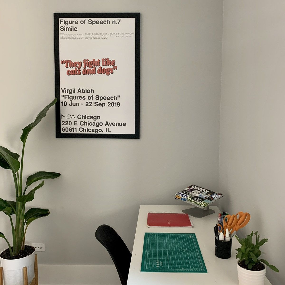 Virgil Abloh Virgil Abloh MCA Figures of Speech n.7 Simile Poster Size ONE SIZE - 2 Thumbnail